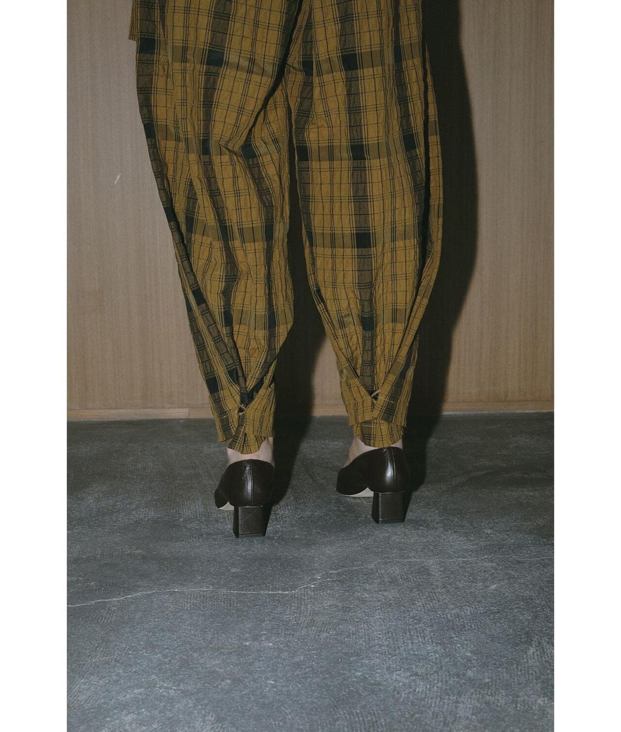 MANOF/マノフ/BELTED GATHER PANTS