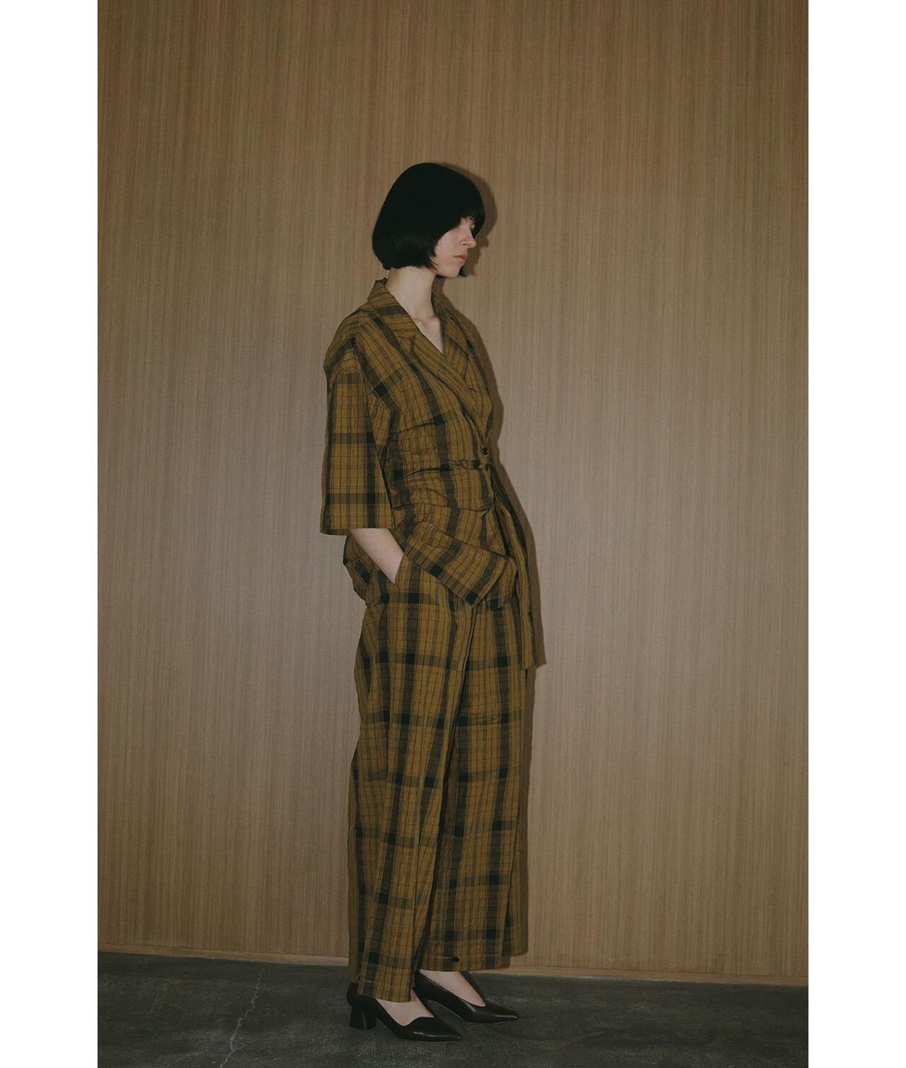 MANOF/マノフ/BELTED GATHER PANTS