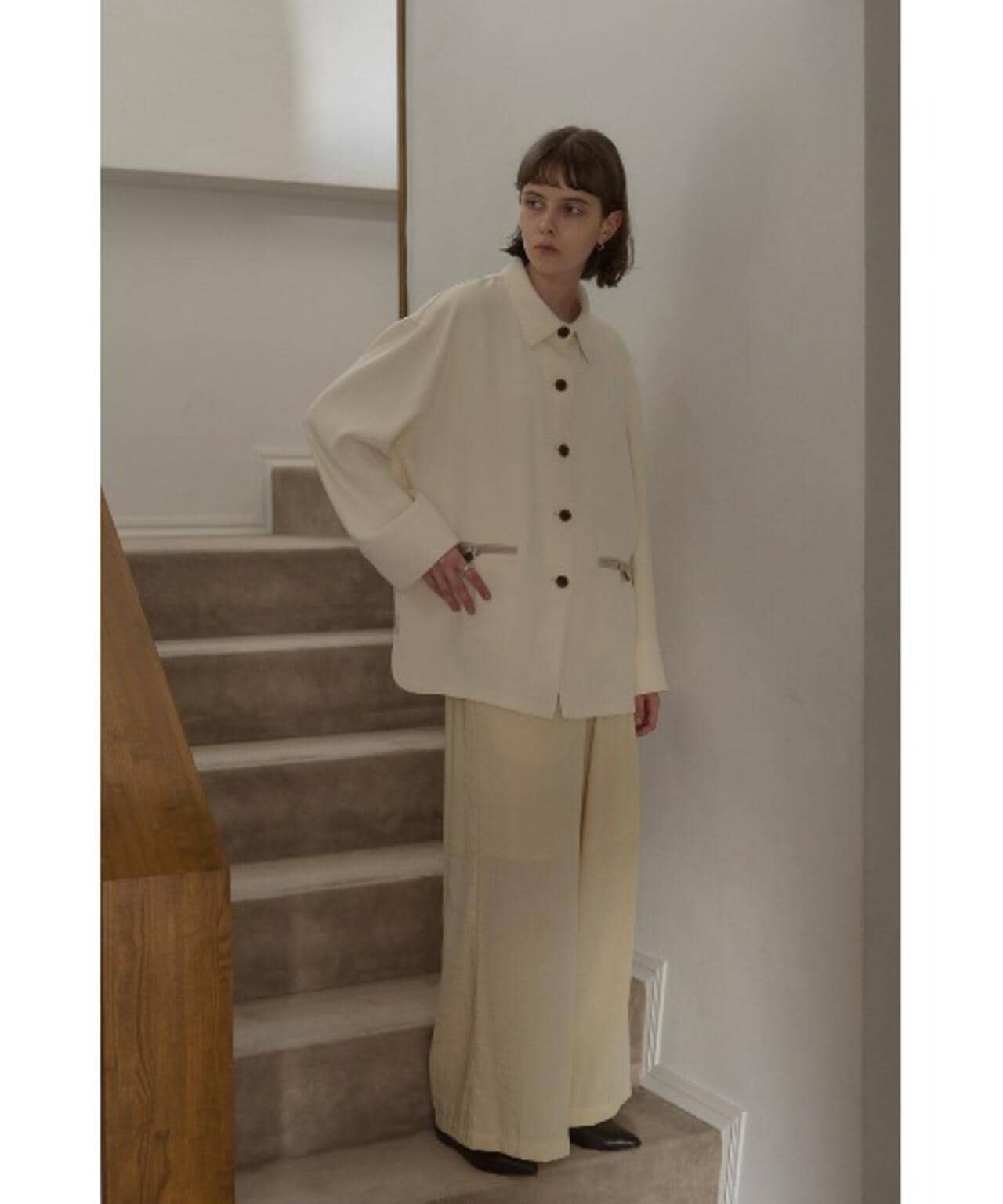 MANOF/マノフ/ENGLAND WORKER JACKET SHIRT