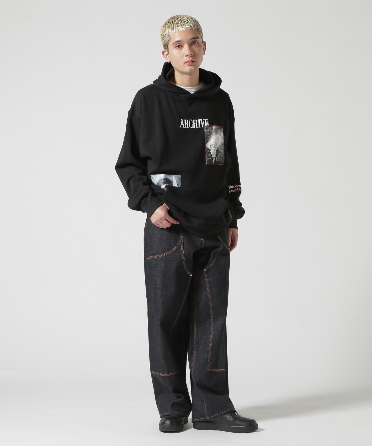 A4A/エーフォーエー/STITCH SWEAT HOODIE/パーカー