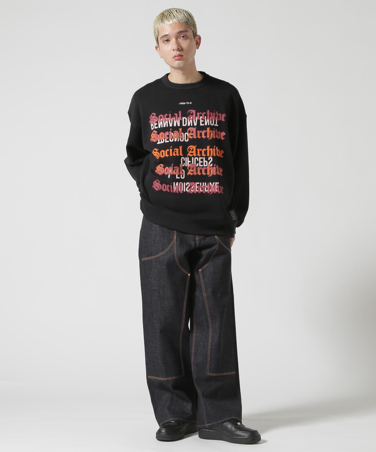 A4A/エーフォーエー/SOCIAL CREW NECK SWEAT/クルーネックスウェット