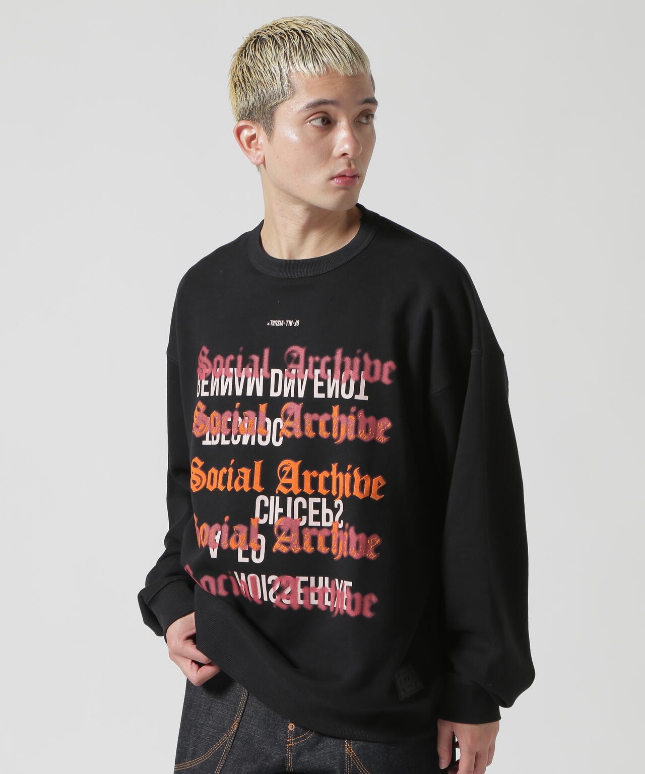 A4A/エーフォーエー/SOCIAL CREW NECK SWEAT/クルーネックスウェット