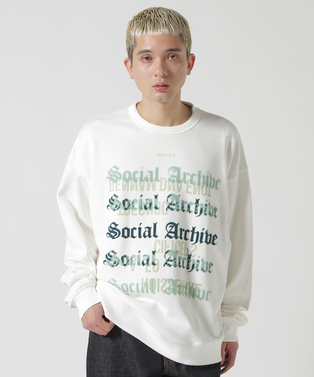 A4A/エーフォーエー/SOCIAL CREW NECK SWEAT/クルーネックスウェット
