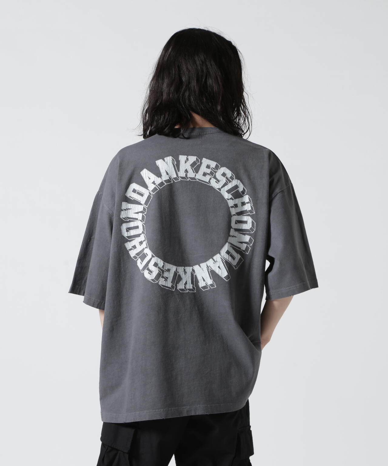 【WEB&DEPOT限定】DankeSchon/活性染CIRCLE S/S Tee