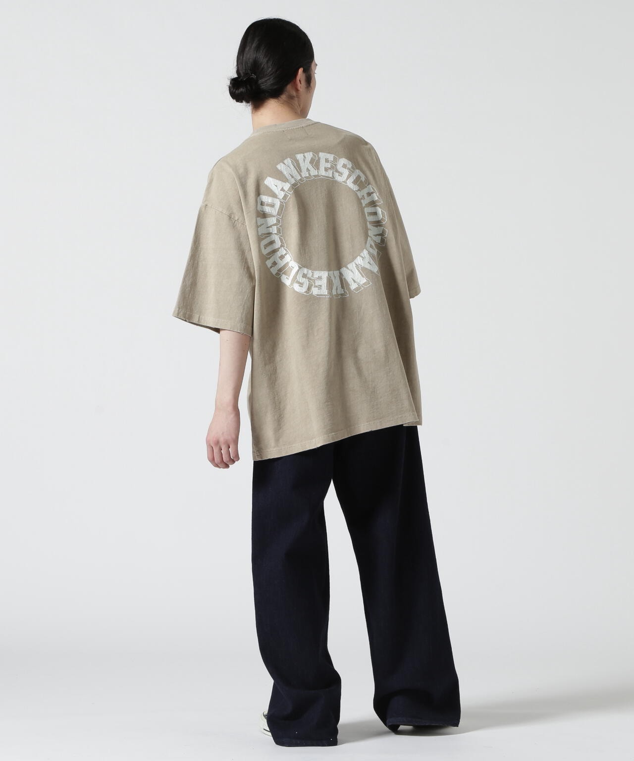 【WEB&DEPOT限定】DankeSchon/活性染CIRCLE S/S Tee