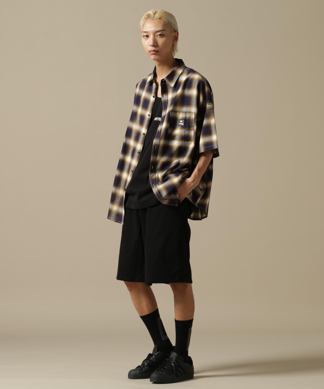 【WEB&DEPOT限定】WHITELAND/ホワイトランド/OWL/LOGO TT/オーバーサイズ タンクトップ