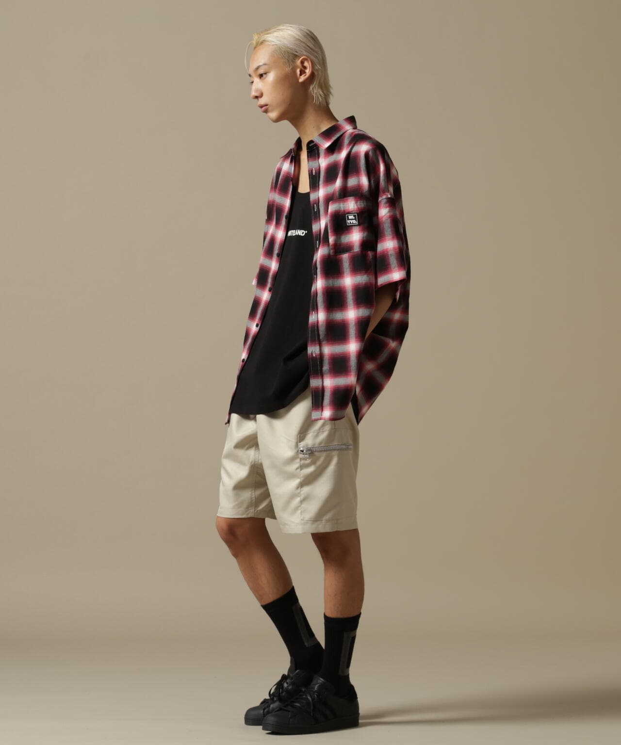【WEB&DEPOT限定】WHITELAND/ホワイトランド/OWL/LOGO TT/オーバーサイズ タンクトップ