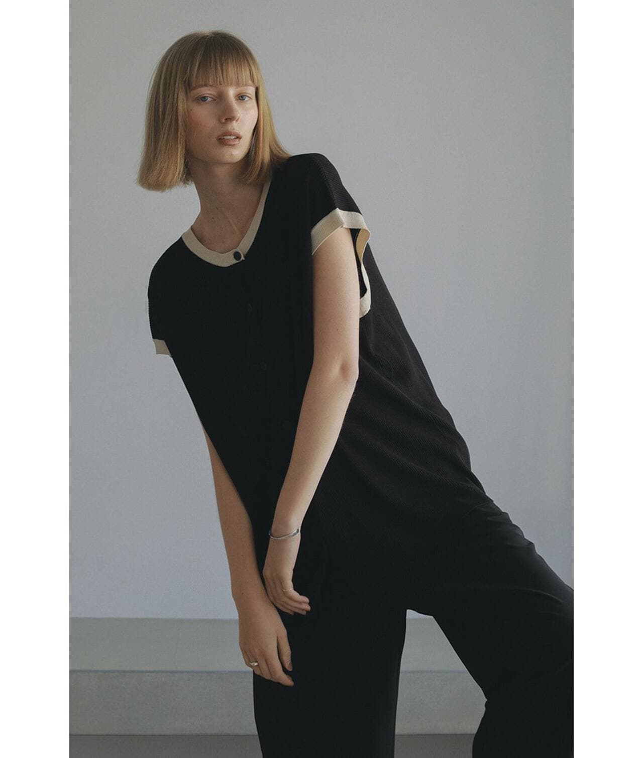 MANOF/マノフ/COLOR BLOCK WAISTBELT KNIT