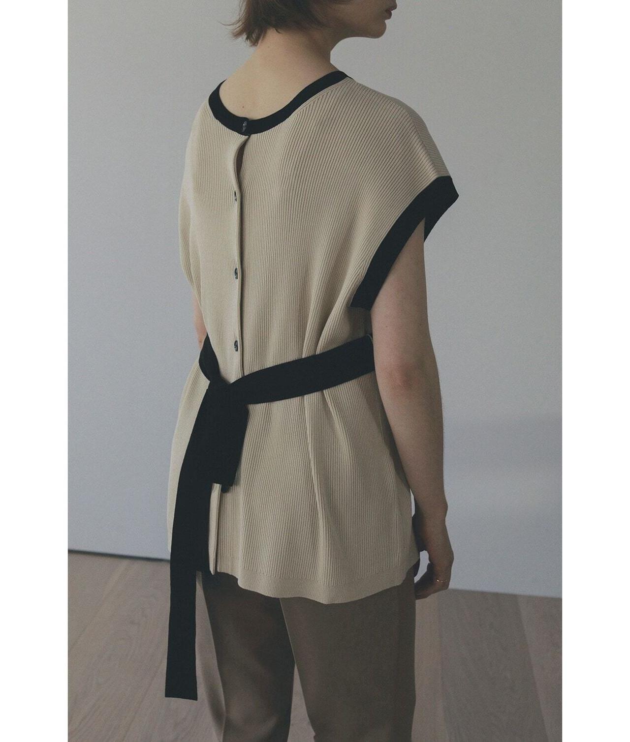 MANOF/マノフ/COLOR BLOCK WAISTBELT KNIT