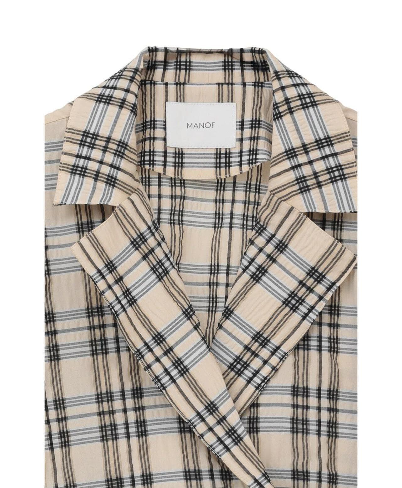 MANOF/マノフ/BELTED SHIRTS JACKET