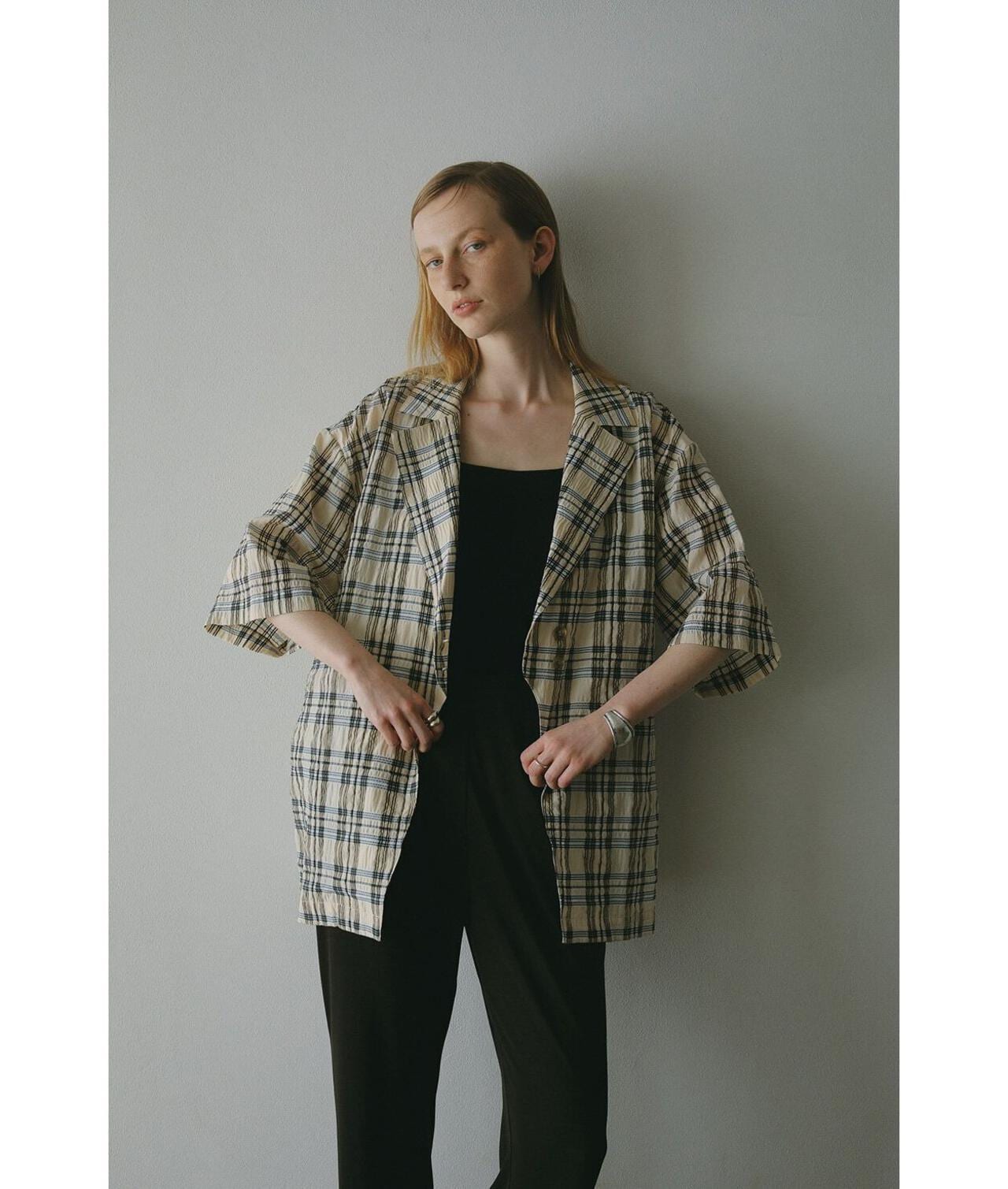 MANOF/マノフ/BELTED SHIRTS JACKET