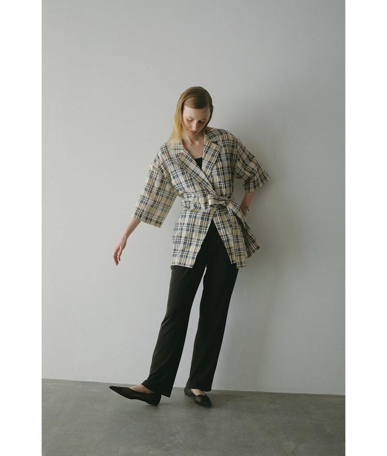 MANOF/マノフ/BELTED SHIRTS JACKET