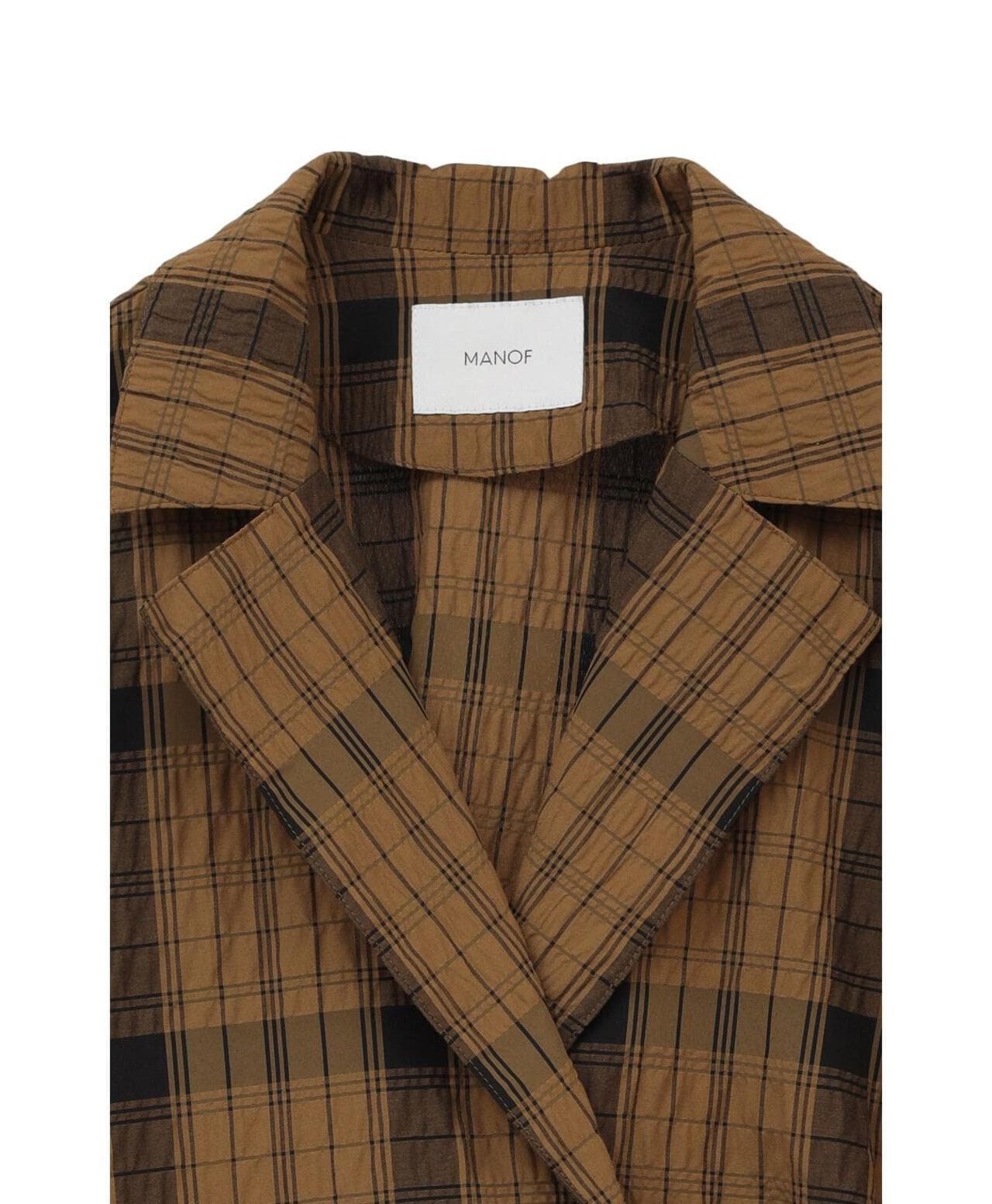 MANOF/マノフ/BELTED SHIRTS JACKET