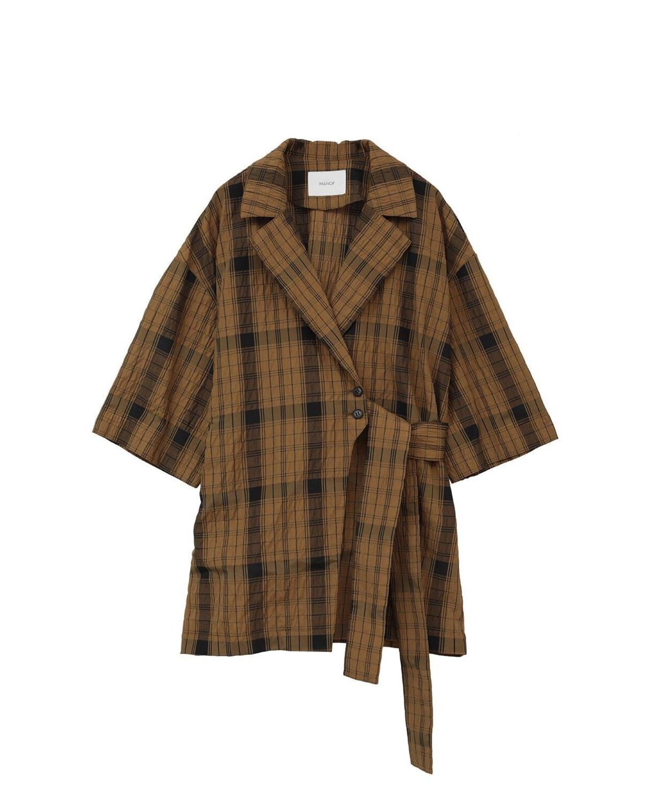 MANOF/マノフ/BELTED SHIRTS JACKET