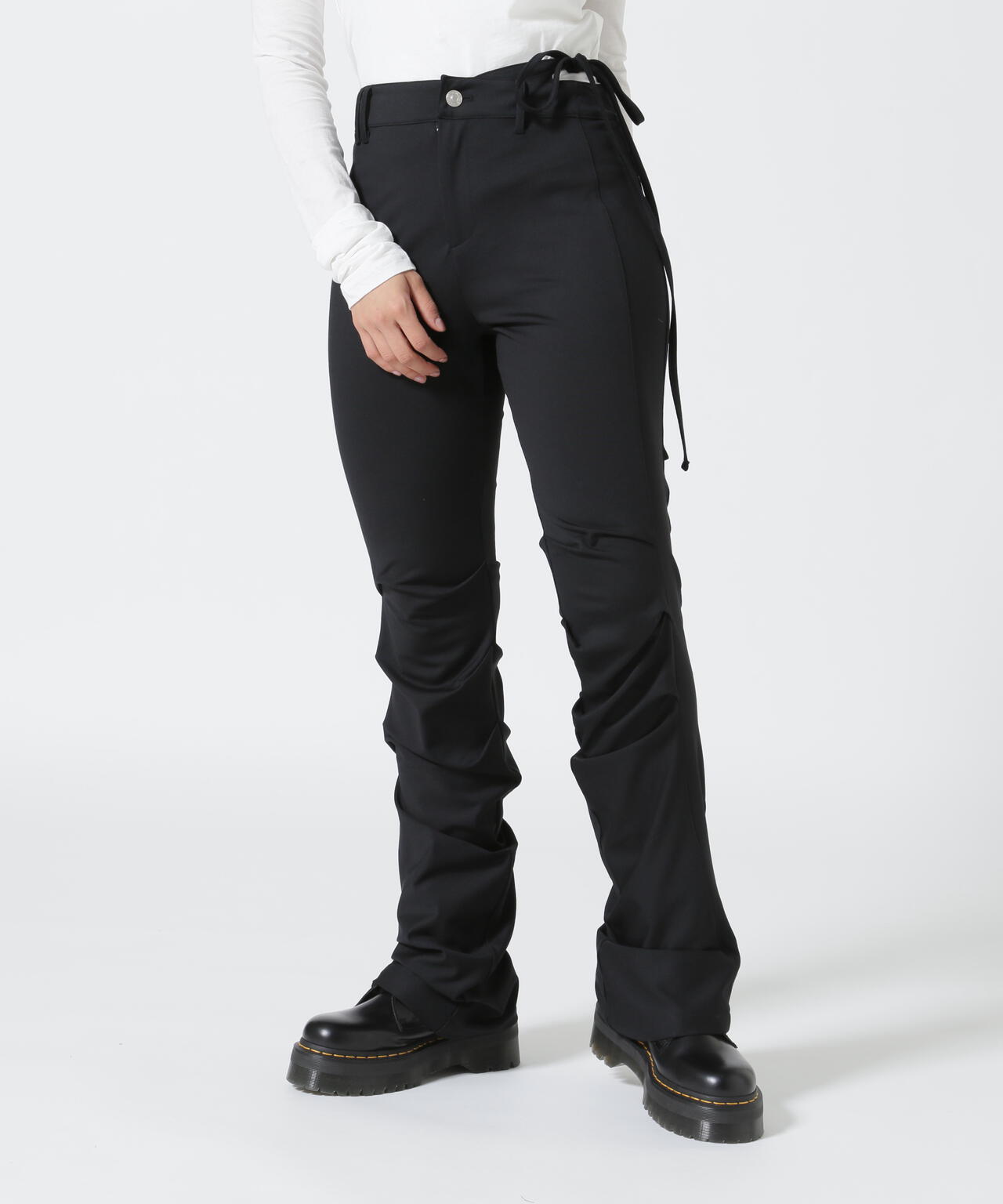 NACHE/ナチェ/DRAPING JERSEY PANTS