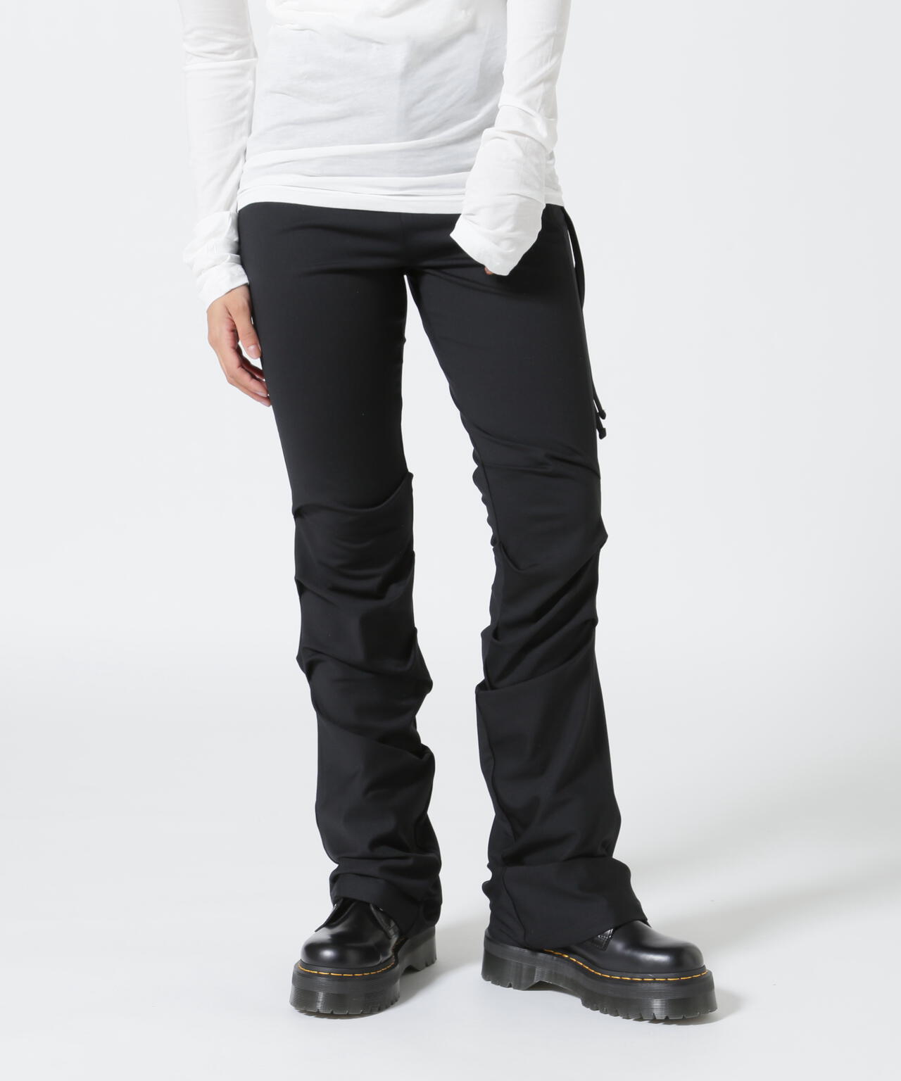NACHE/ナチェ/DRAPING JERSEY PANTS