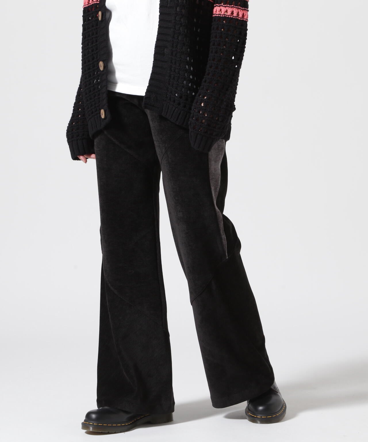 VOLTAGE CONTROL FILTER/ヴォルテージコントロールフィルター/BIAS VELVET FLARE PANTS