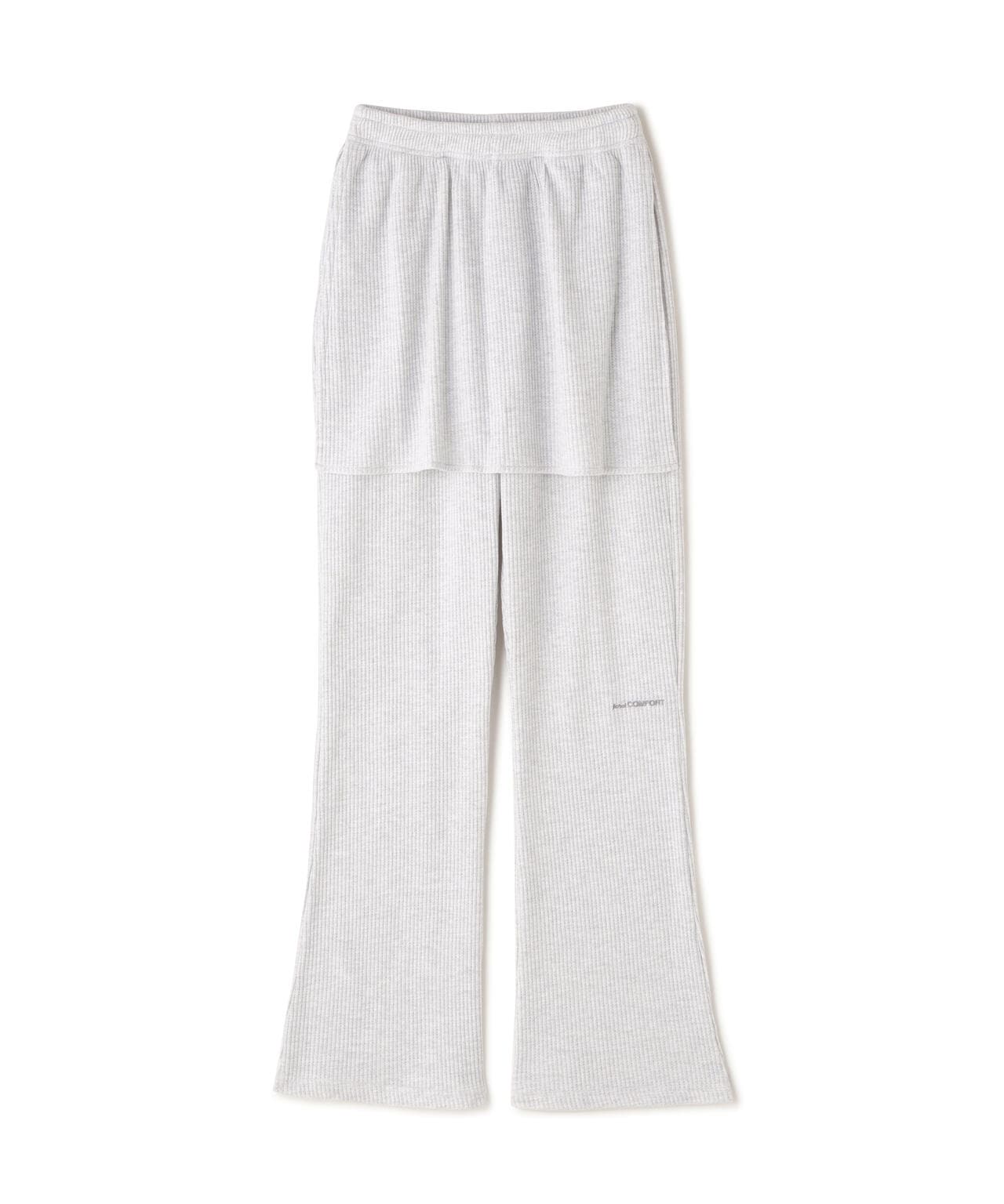 JICHOI COMFORT/ジチョイコンフォート/WAFFLE SLIM LAYERED PANTS