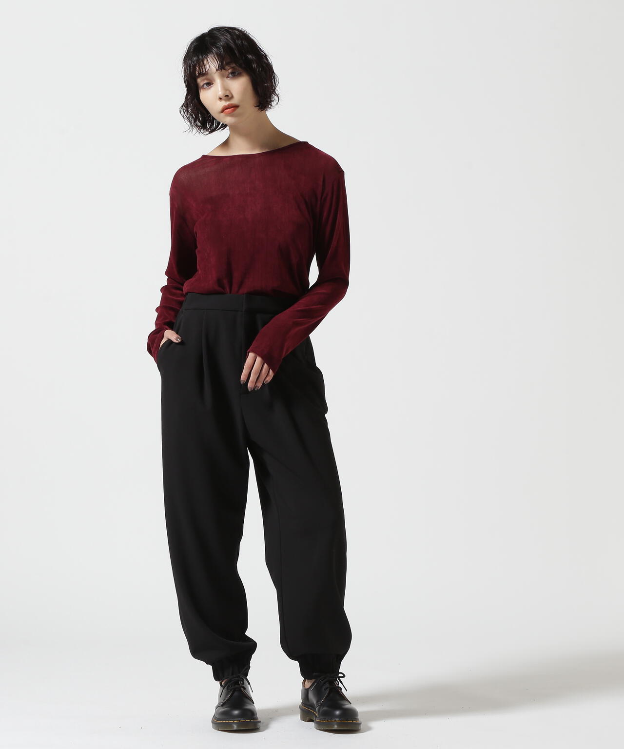 MANOF/マノフ/TUCK JOGGRT PANTS