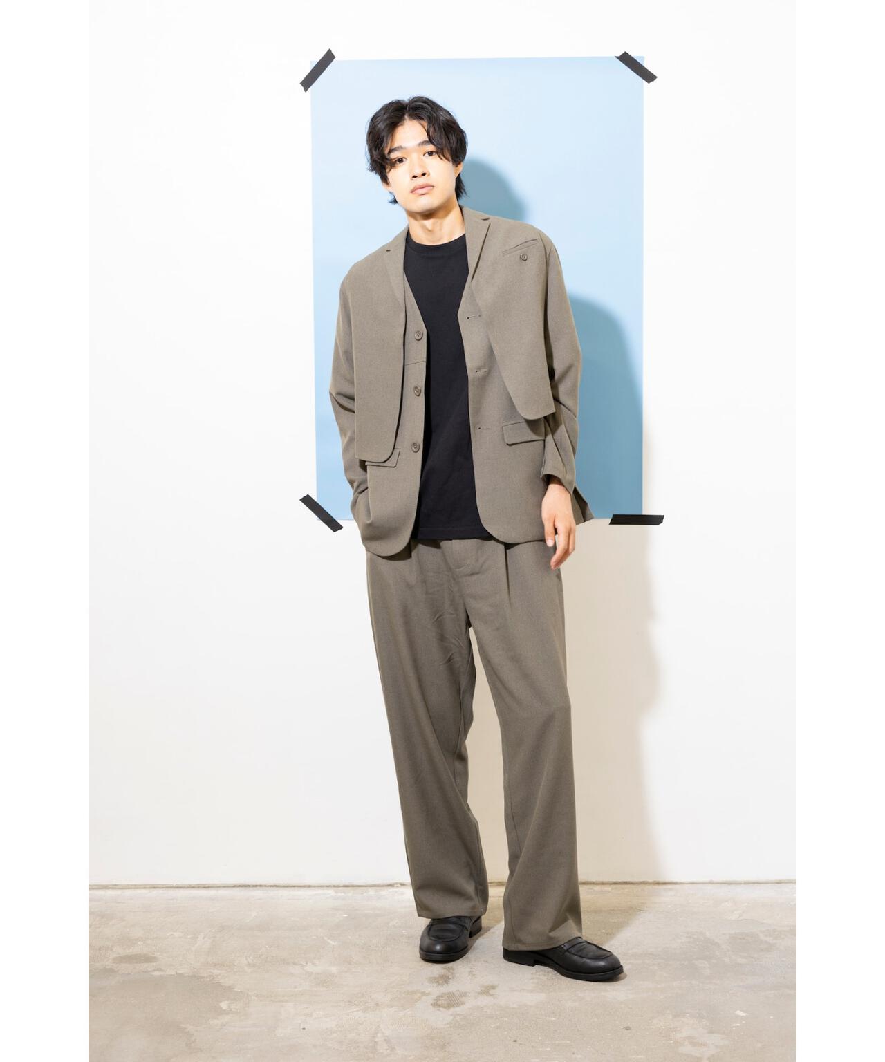 yipyip/イップイップ/1TUCK STRAIGHT TROUSER