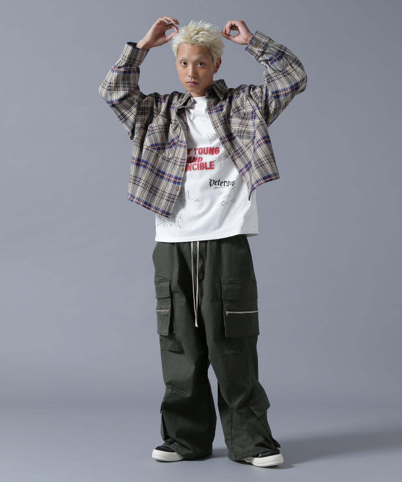 【WEB&DEPOT限定】DankeSchon/ダンケシェーン/COTTON FLANNEL CHECK SHIRT