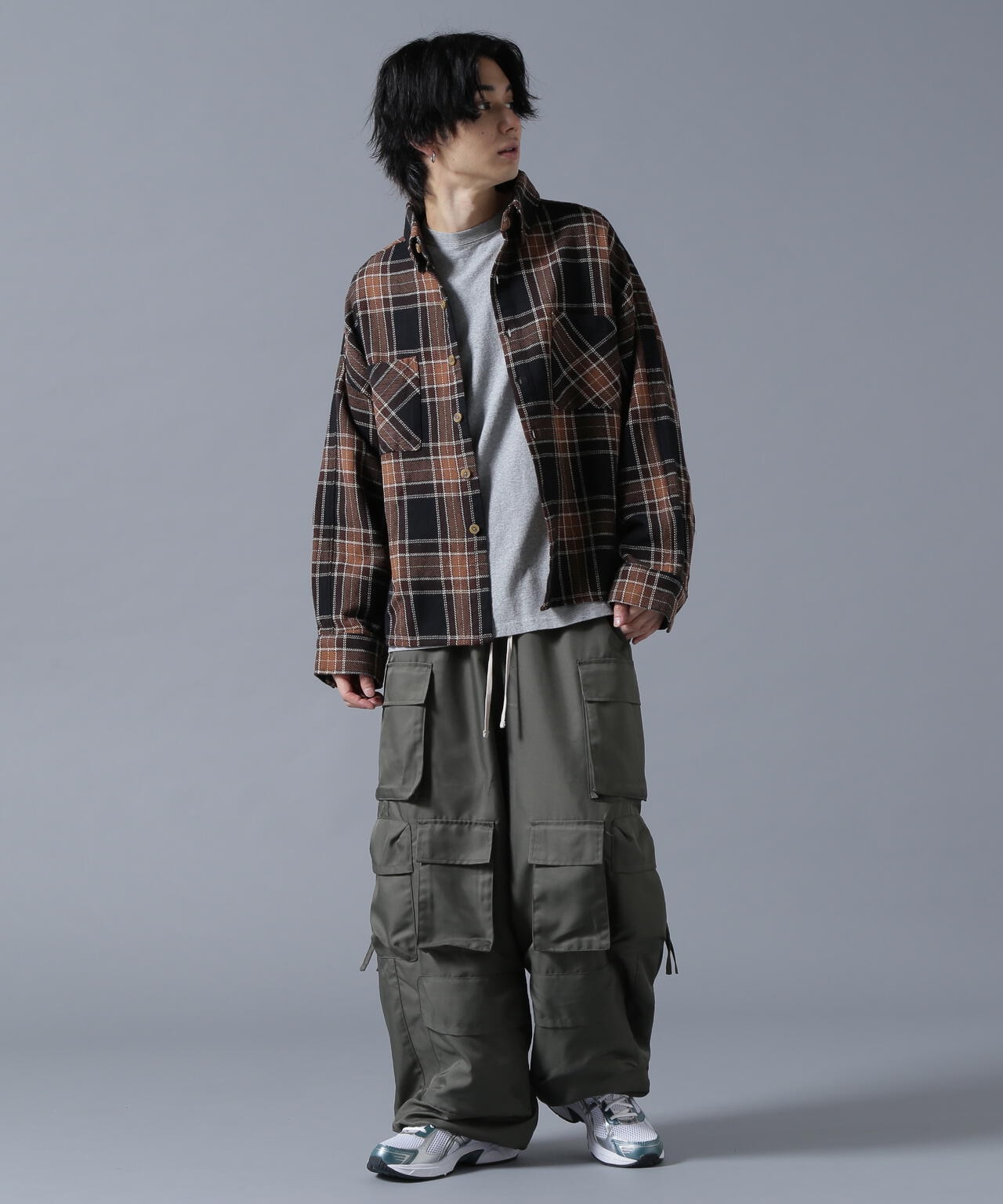 【WEB&DEPOT限定】DankeSchon/ダンケシェーン/COTTON FLANNEL CHECK SHIRT
