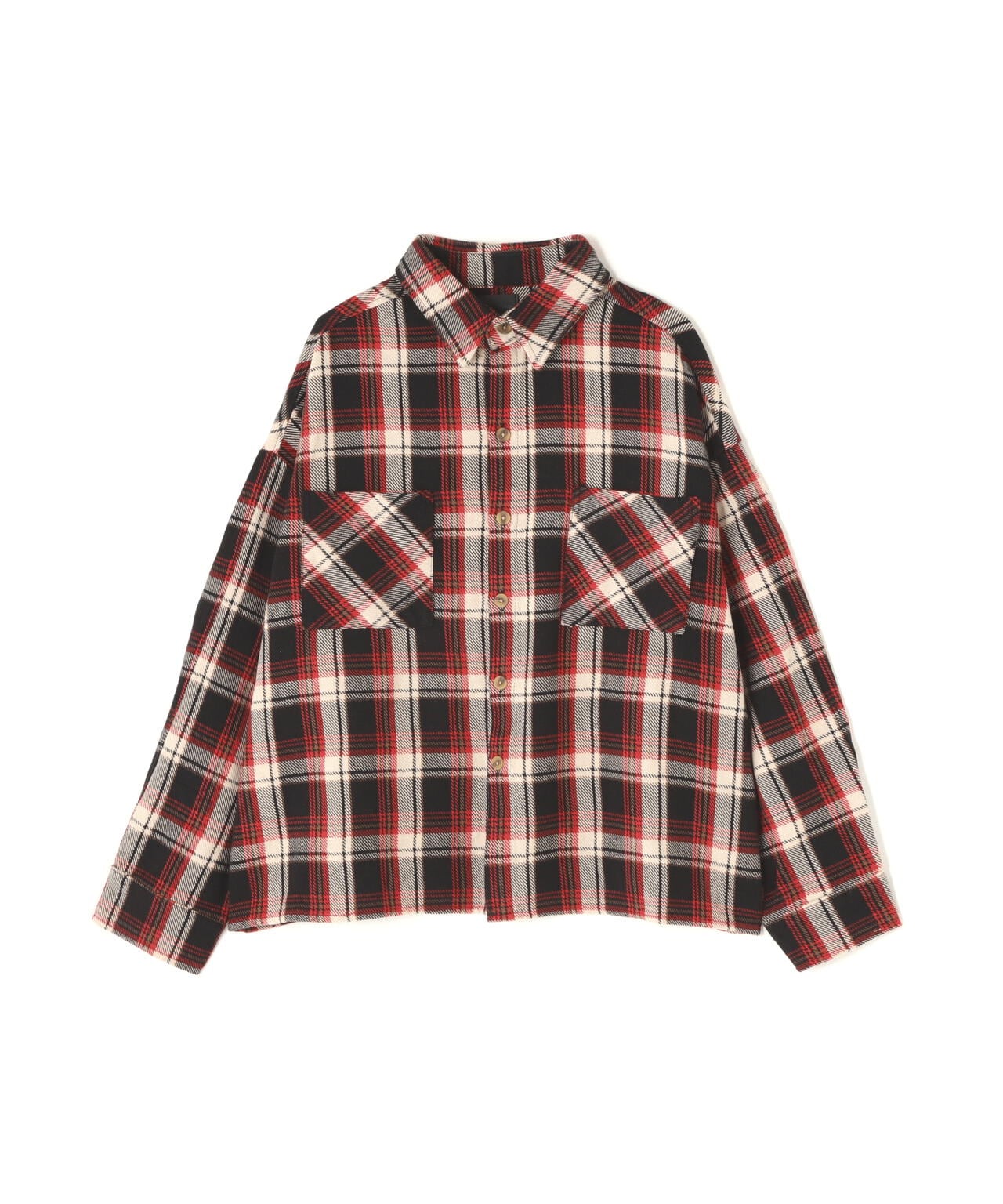 【WEB&DEPOT限定】DankeSchon/ダンケシェーン/COTTON FLANNEL CHECK SHIRT