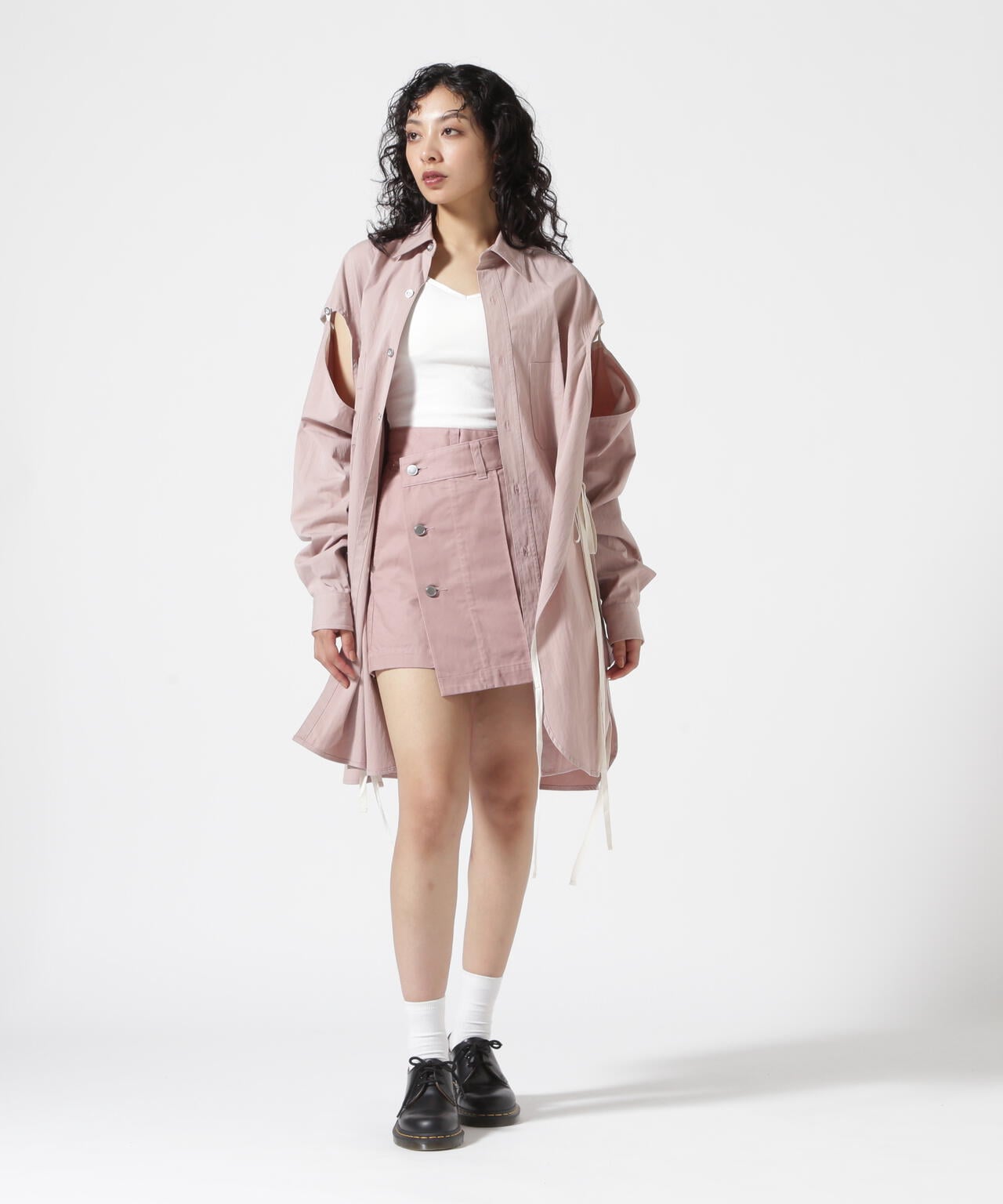 VOLTAGE CONTROL FILTER/ヴォルテージコントロールフィルター/MODIFIED CHINO WRAP SKIRT