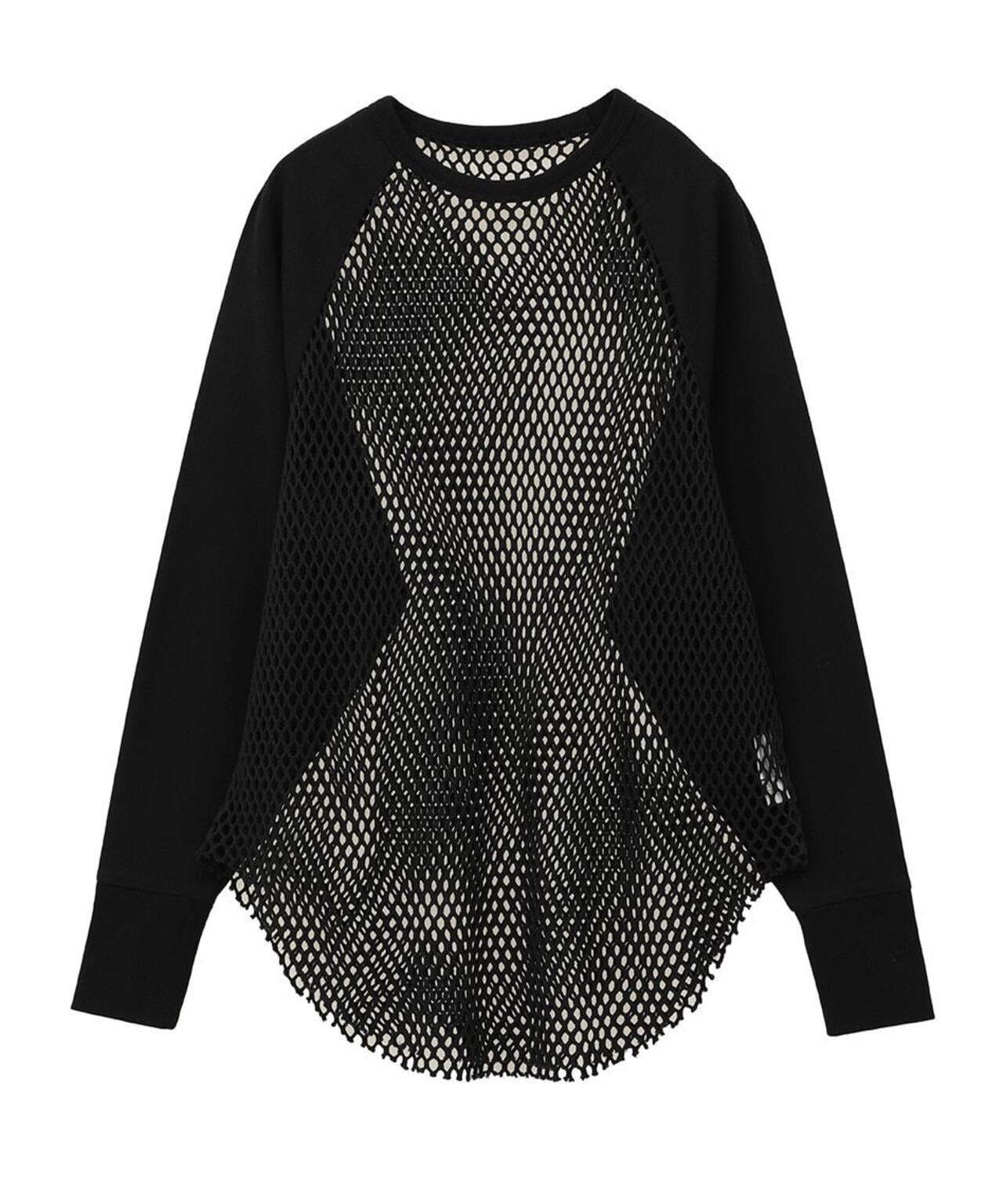 MANOF/マノフ/MESH RAGLAN CUT TOPS