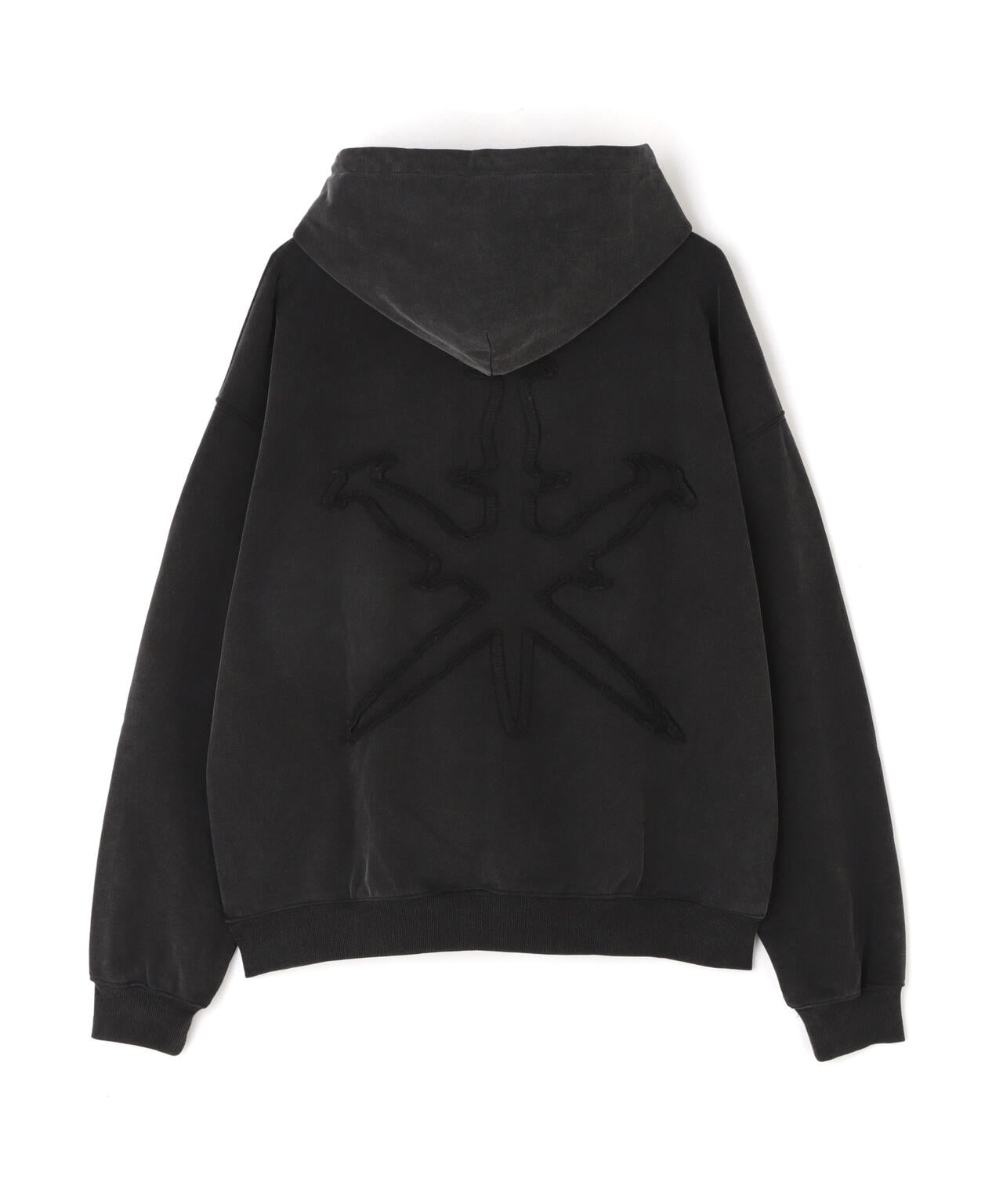 UNKNOWN LONDON/アンノウンロンドン/DAGGER PATCH ZIP HOODIE