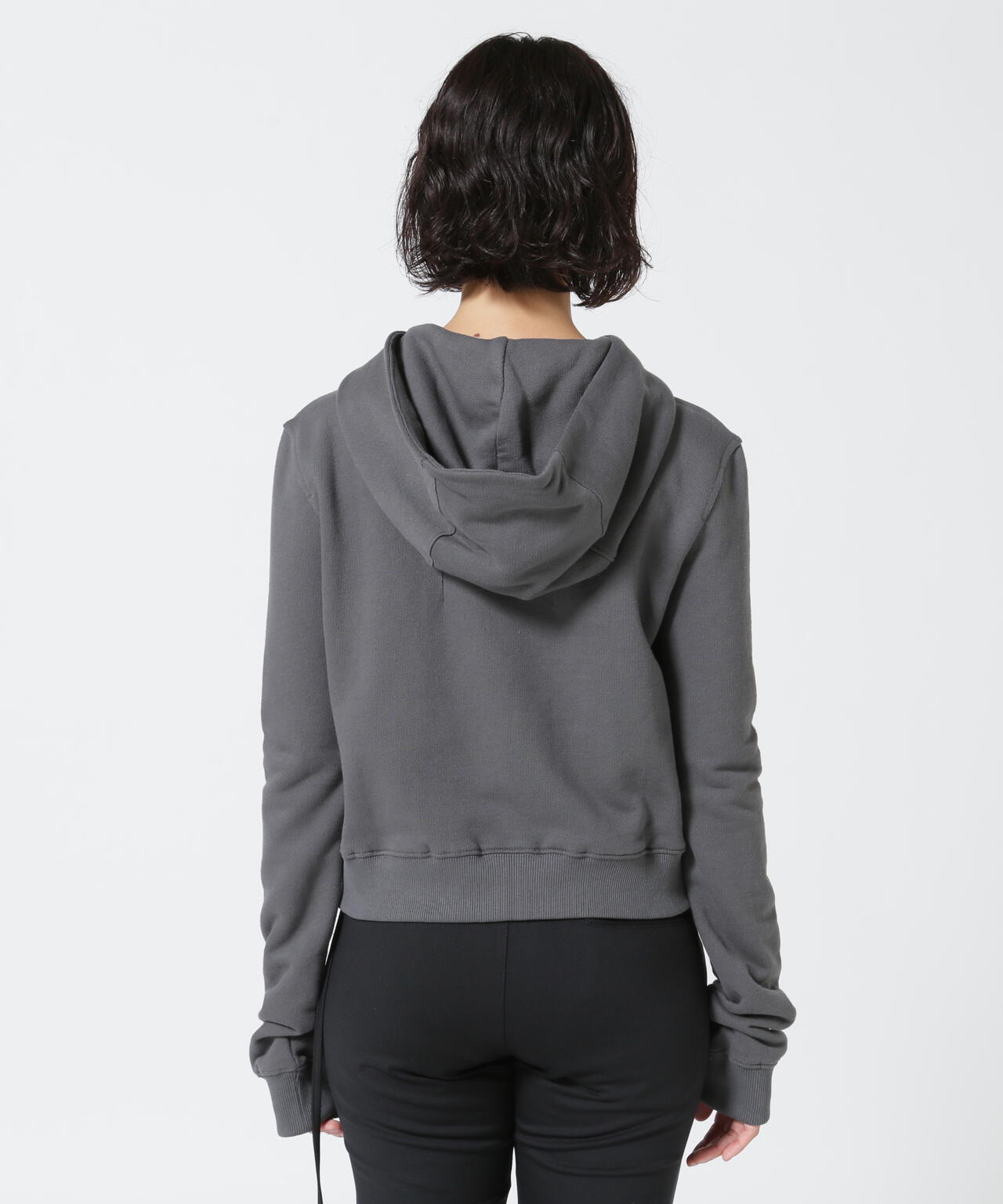 NACHE/ナチェ/CROPPED HOODIE ZIP-UP