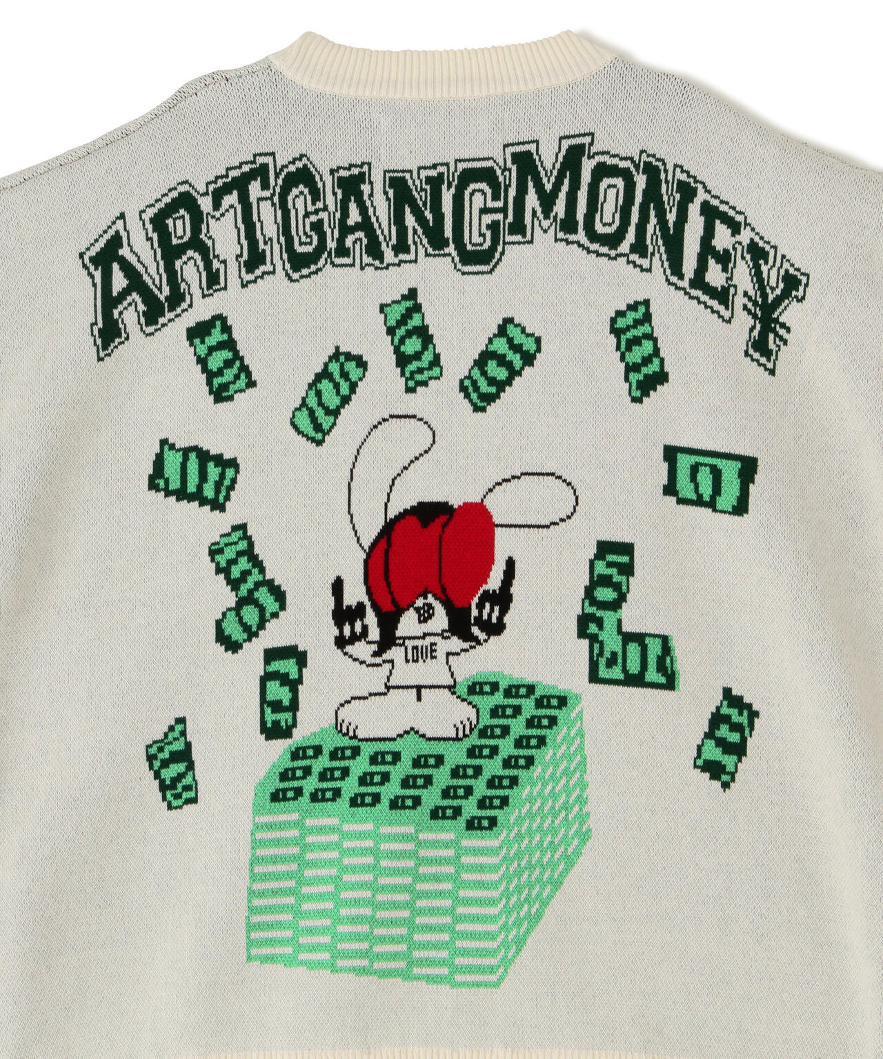 SKOLOCT×WHITELAND/スコロクト×ホワイトランド/DOLLAR PULL KNIT