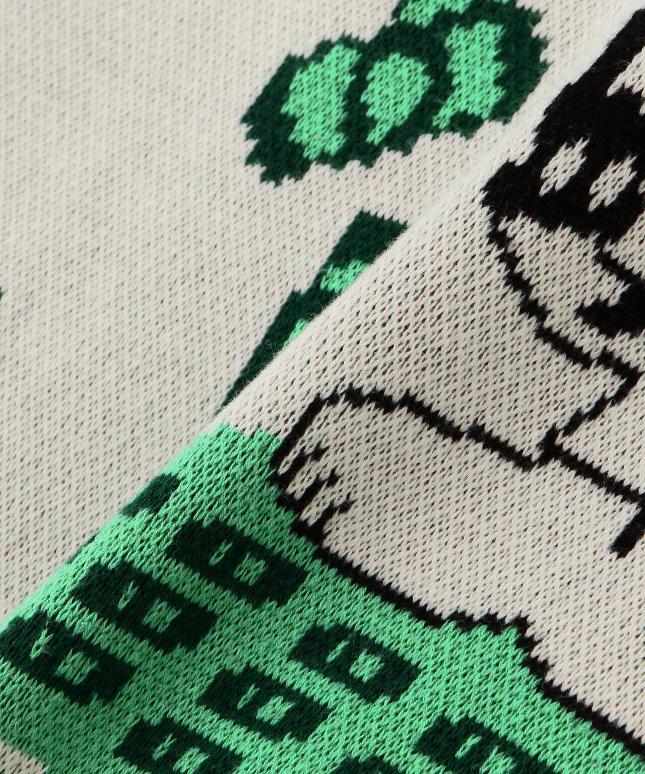 SKOLOCT×WHITELAND/スコロクト×ホワイトランド/DOLLAR PULL KNIT