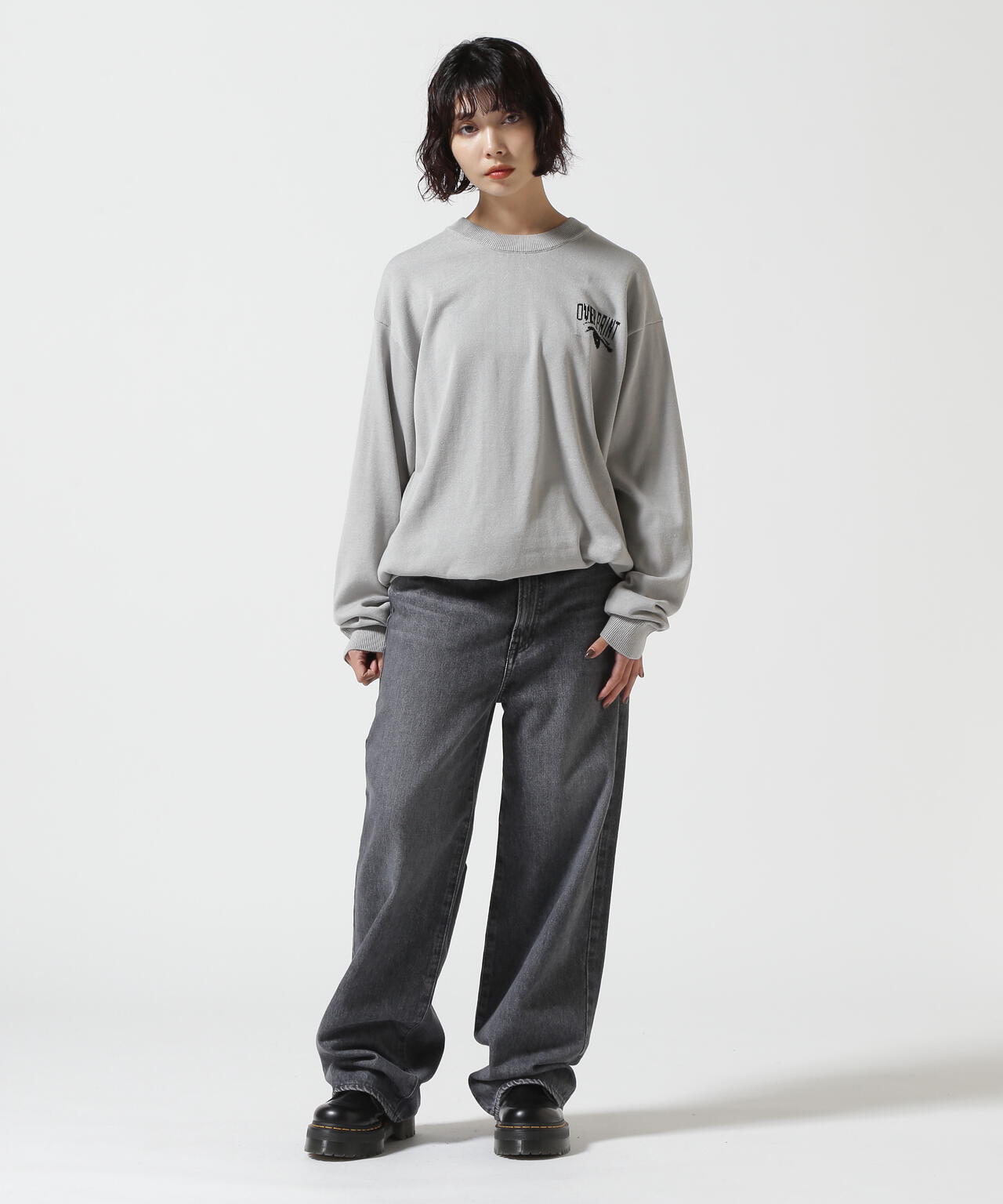 overprint/オーバープリント/EYE COTTON KNIT