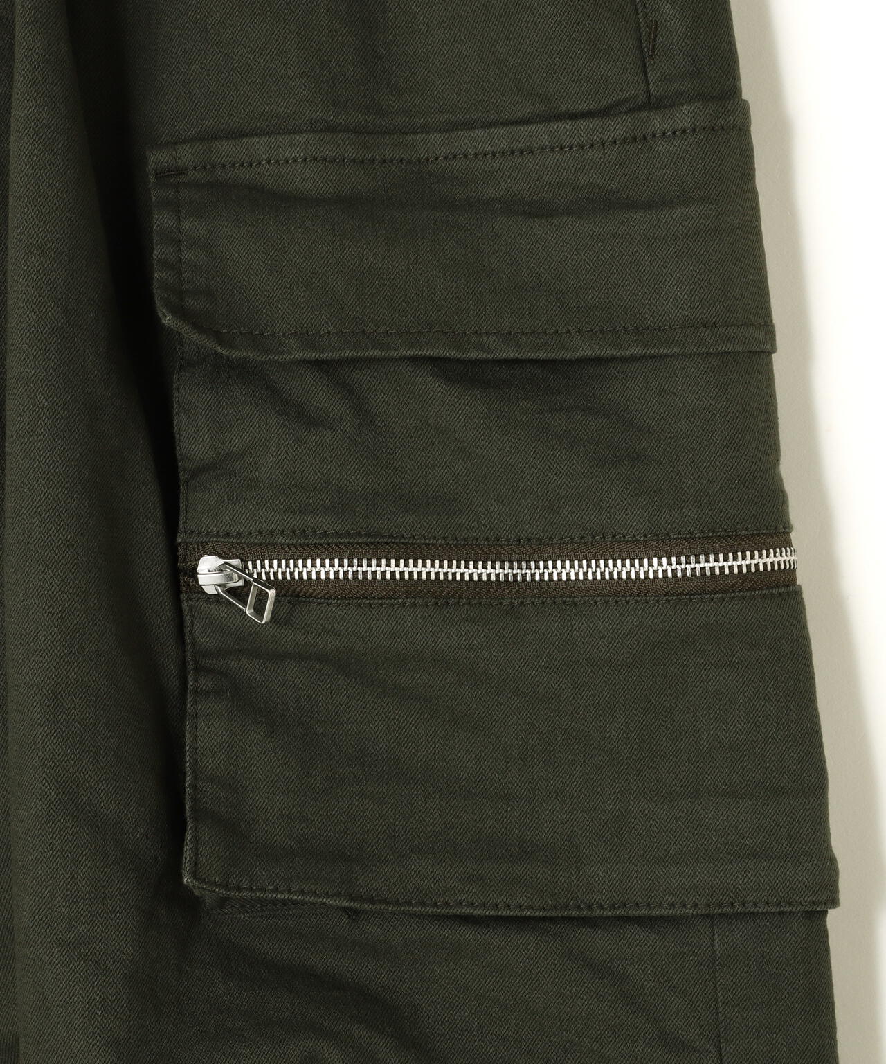 【WEB&DEPOT限定】DankeSchon/ダンケシェーン/STRETCH TWILL ZIP W-POCKET WIDE PANTS