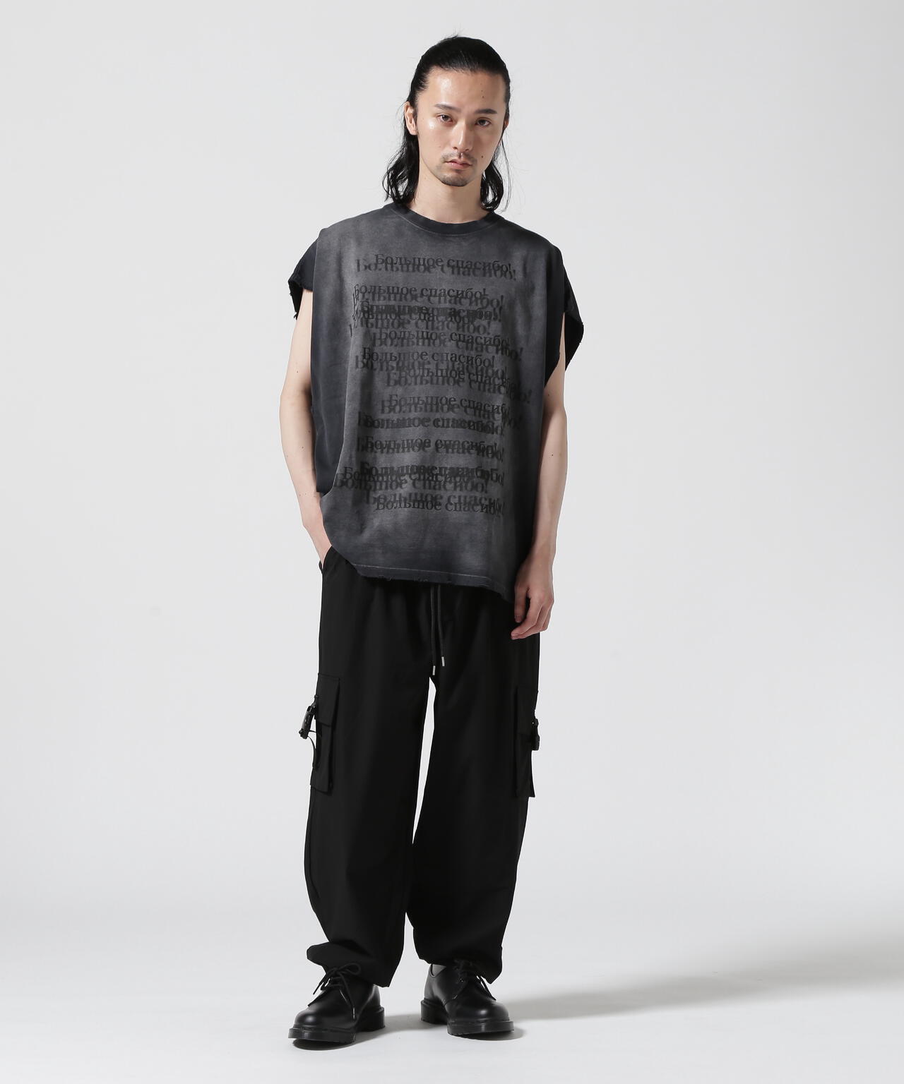 【WEB&DEPOT限定】DankeSchon/ダンケシェーン/STRETCH POCKET CARGO PANTS
