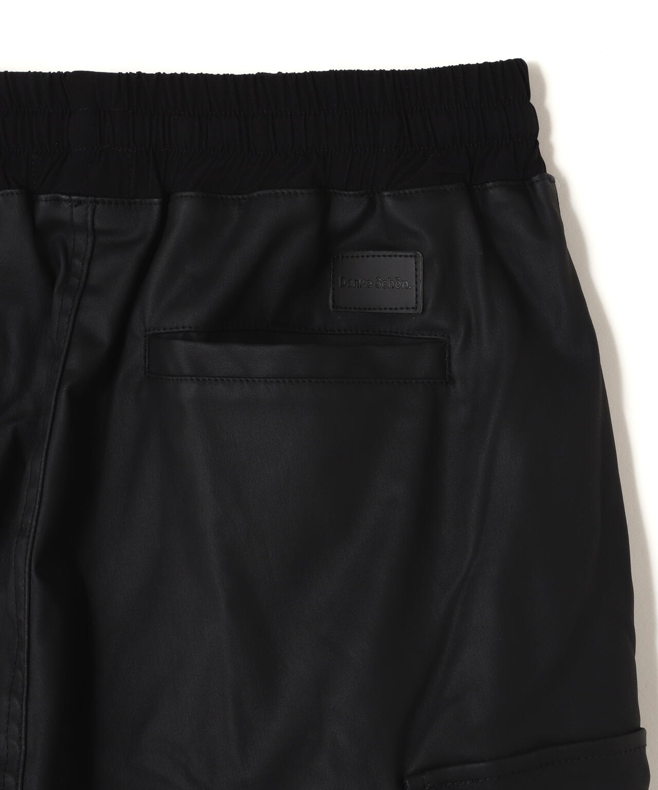 DankeSchon/ダンケシェーン/PREMIUM COATING WIDE POCKET PANTS