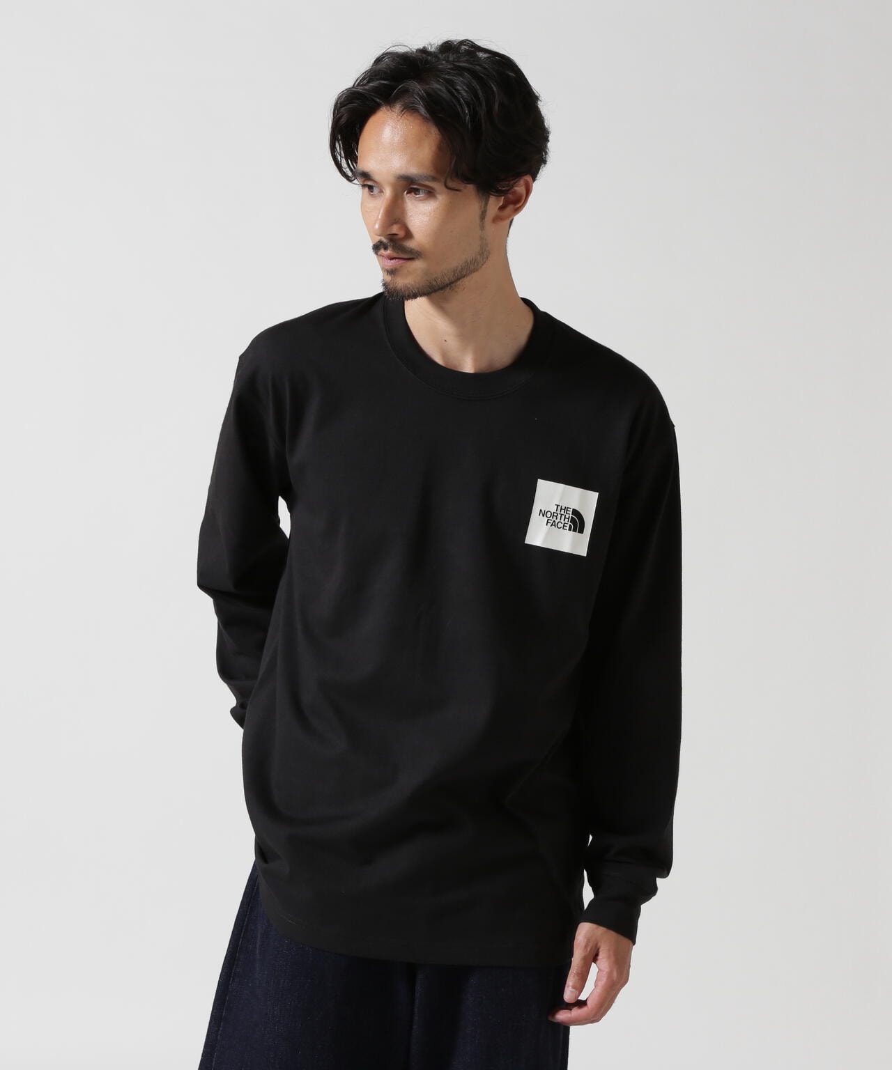 THE NORTH FACE/ザ・ノース・フェイス/L/S SQUARE LOGO TEE