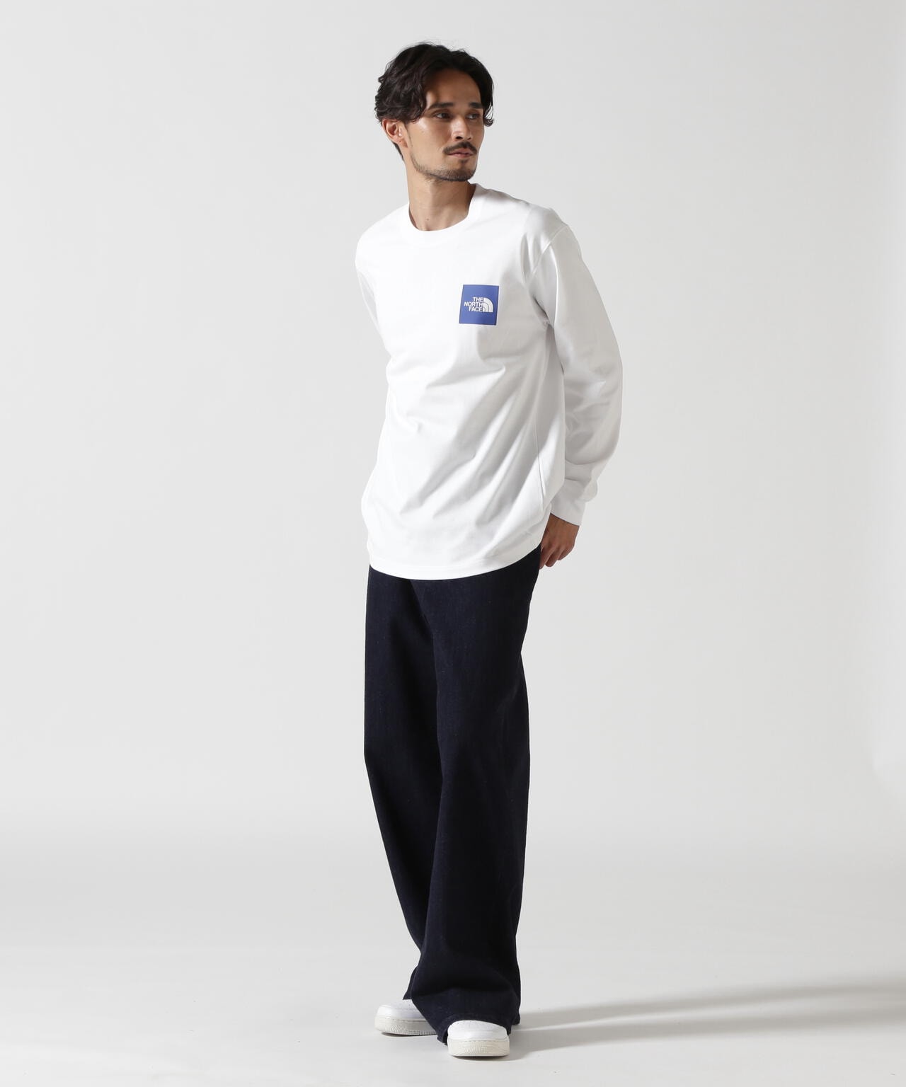 THE NORTH FACE/ザ・ノース・フェイス/L/S SQUARE LOGO TEE