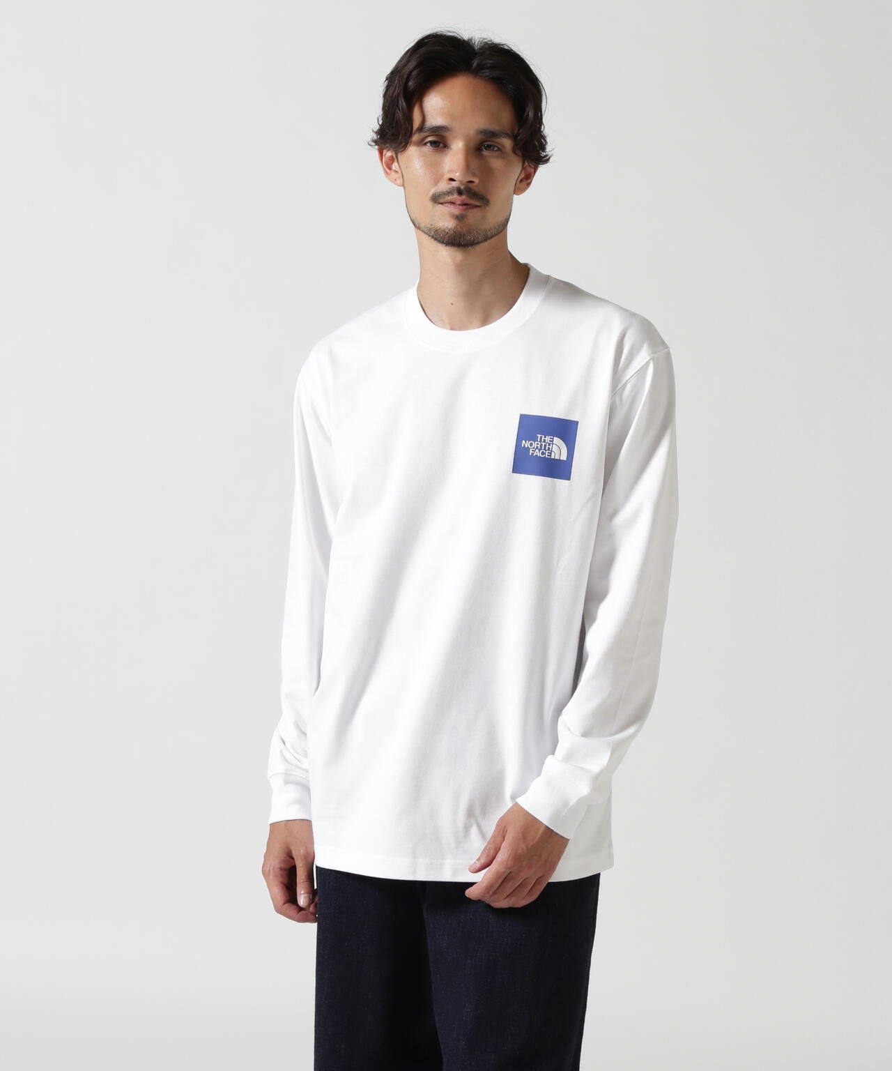 THE NORTH FACE/ザ・ノース・フェイス/L/S SQUARE LOGO TEE