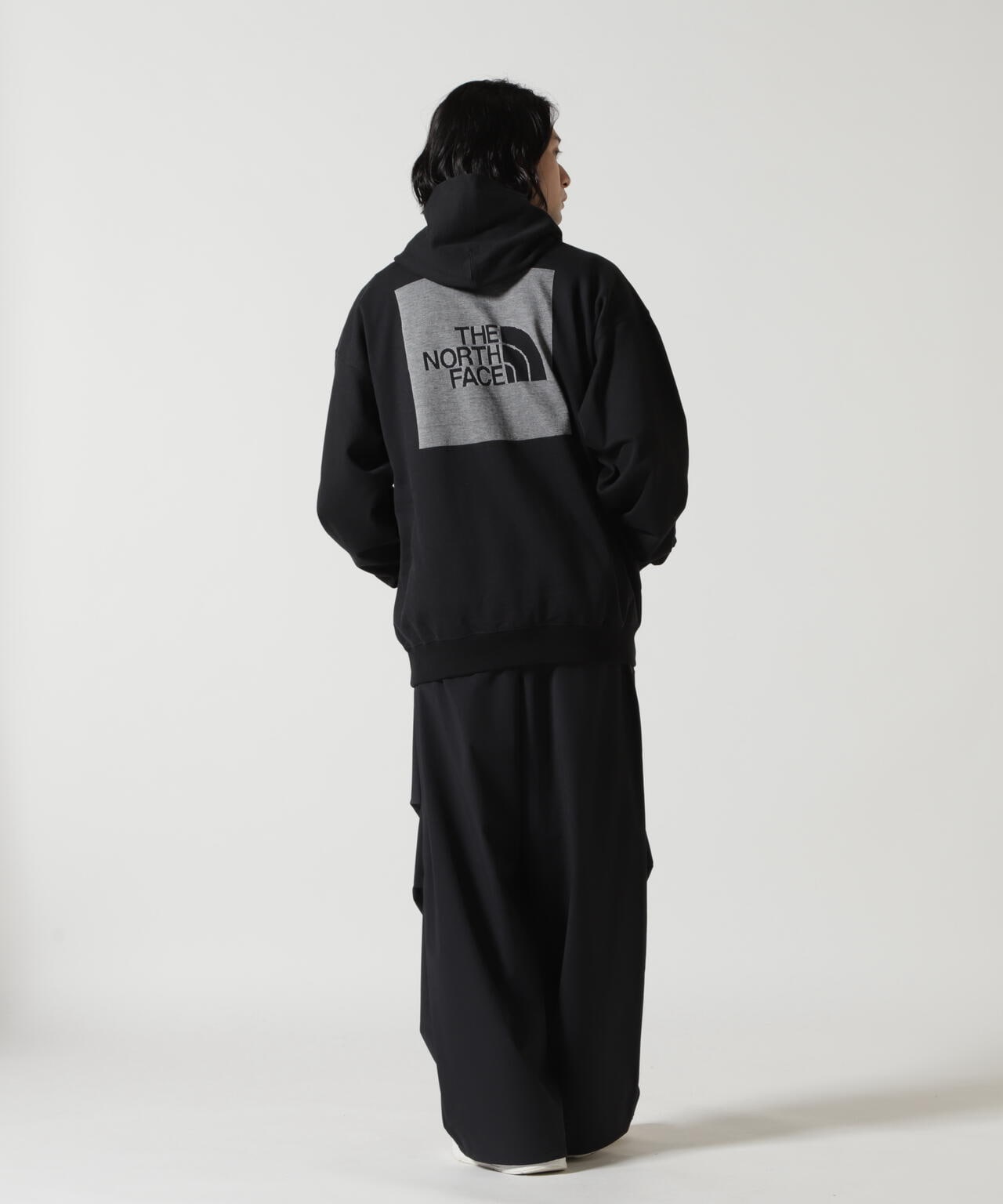 THE NORTH FACE/ザ・ノース・フェイス/JACQUARD BACK SQUARE LOGO HOODIE