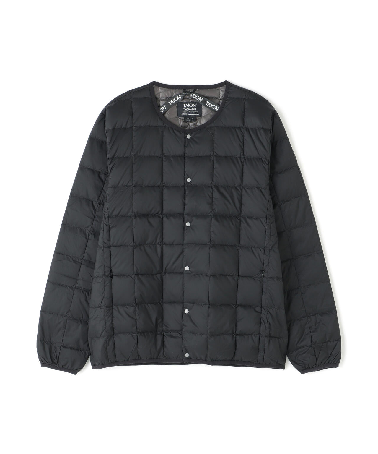 TAION/タイオン/【MENS】CREW NECK BUTTON DOWN JACKET