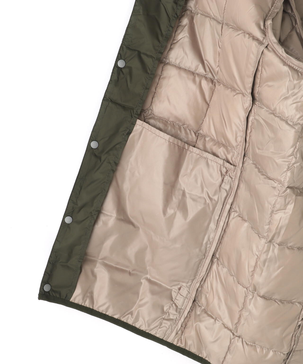 TAION/タイオン/【MENS】CREW NECK BUTTON DOWN JACKET