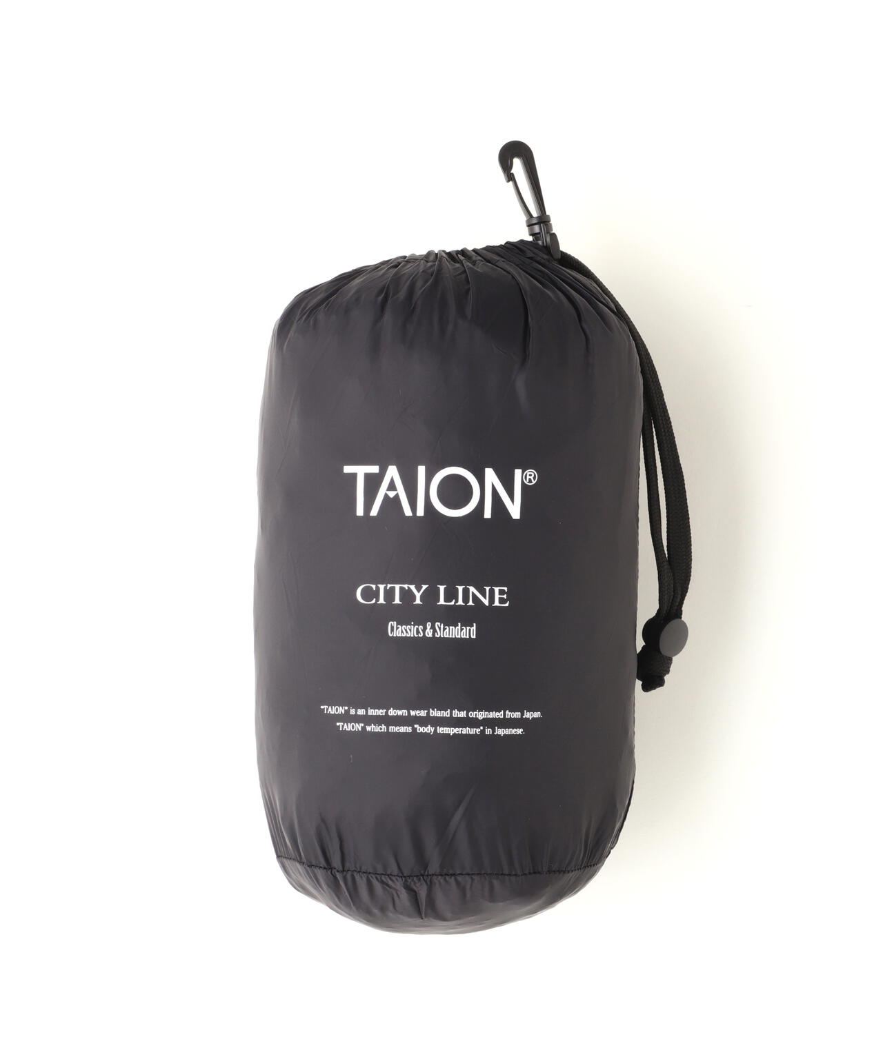 TAION/タイオン/【WOMENS】SINGLE CITY CREW NECK LONG DOWN COAT