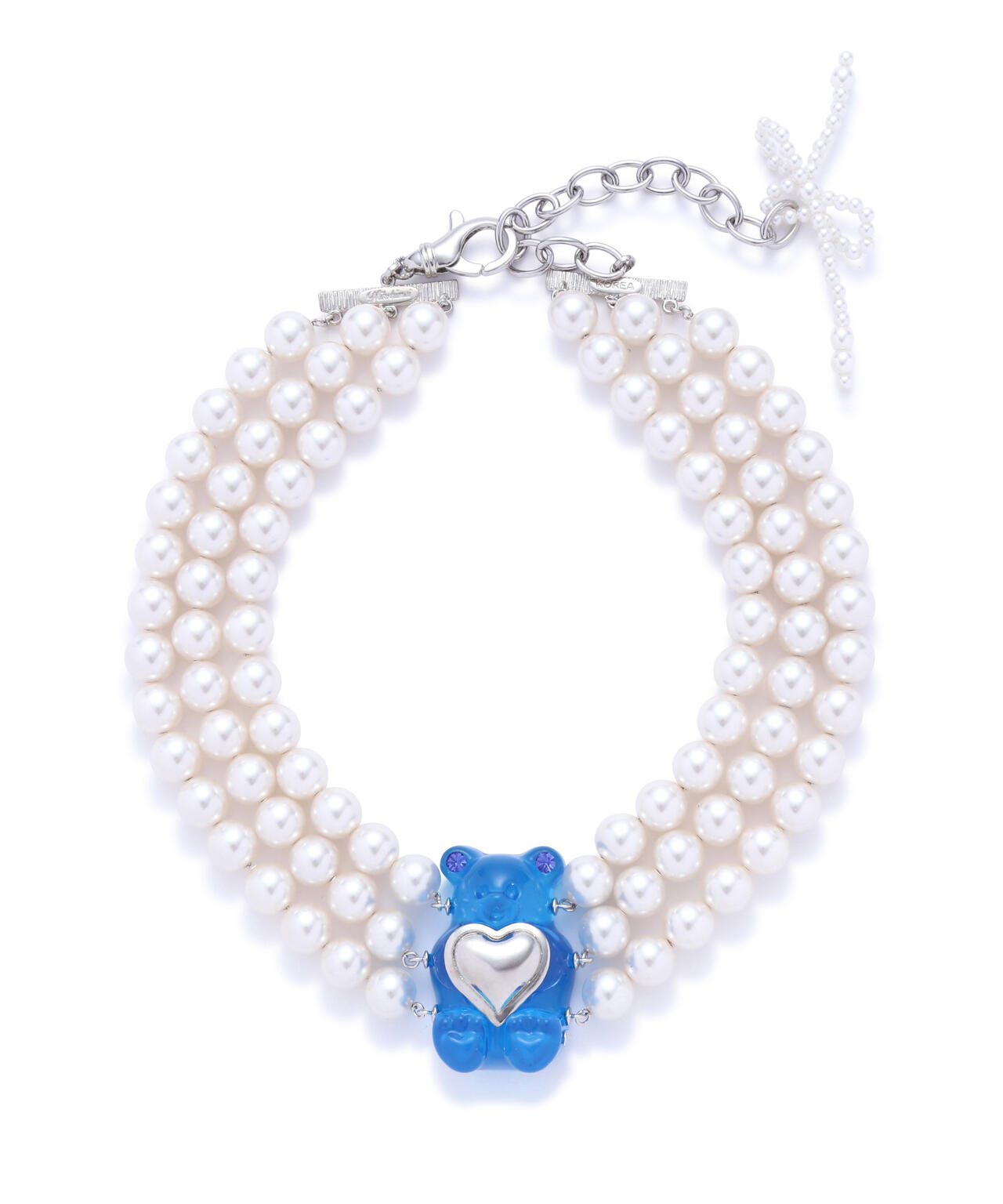 MIKSHIMAI/ミクシマイ/ICONIC BEAR PEARL CHOKER