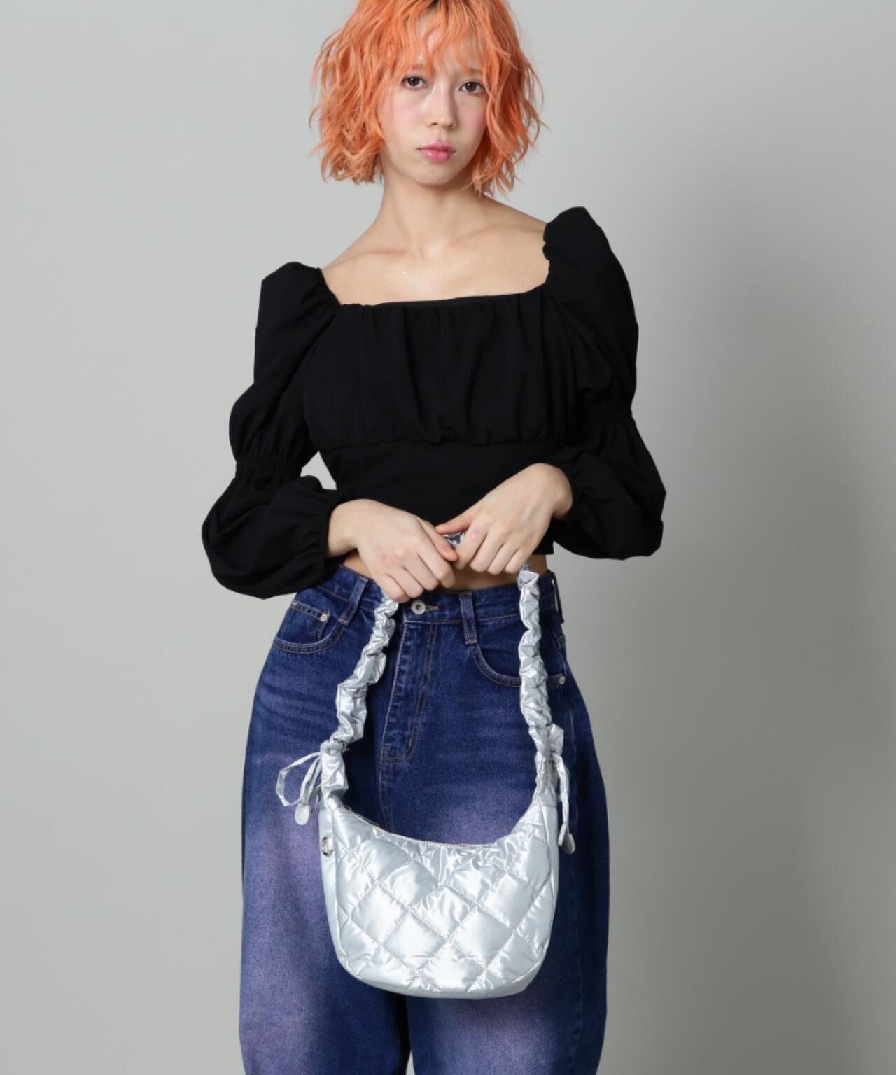 【WEB限定】SIS/エスアイエス/キルティングナイロンバッグ