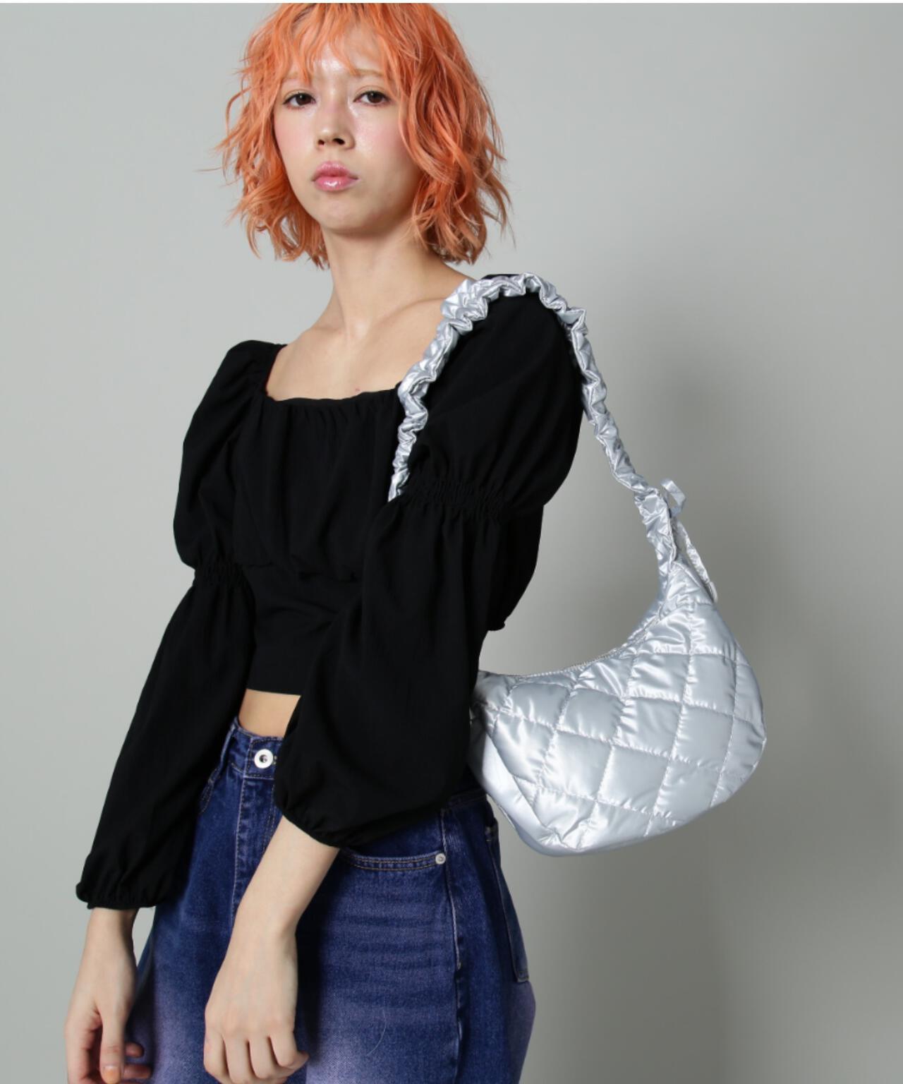 【WEB限定】SIS/エスアイエス/キルティングナイロンバッグ