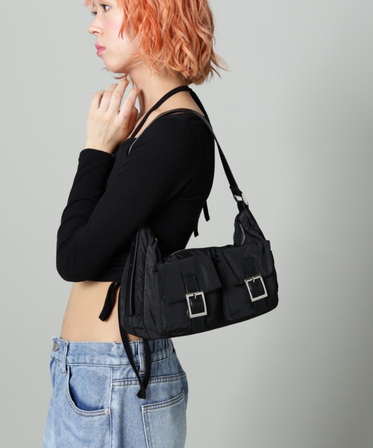 【WEB限定】SIS/エスアイエス/ナイロンサイドポケットバッグ