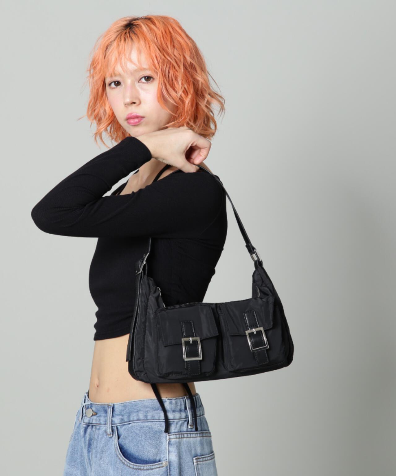 【WEB限定】SIS/エスアイエス/ナイロンサイドポケットバッグ