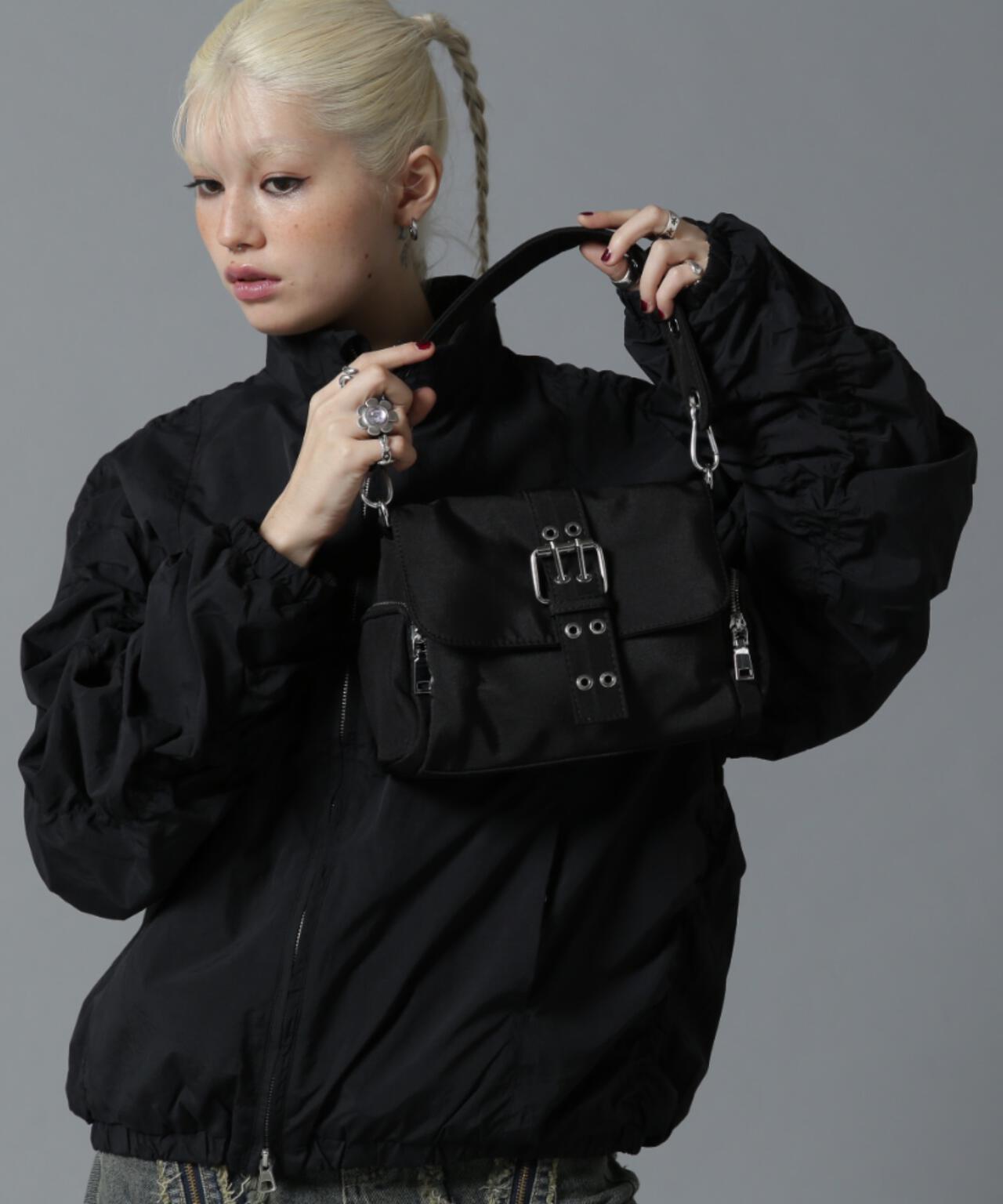 【WEB限定】SIS/エスアイエス/ベルトバックルスクエアバッグ
